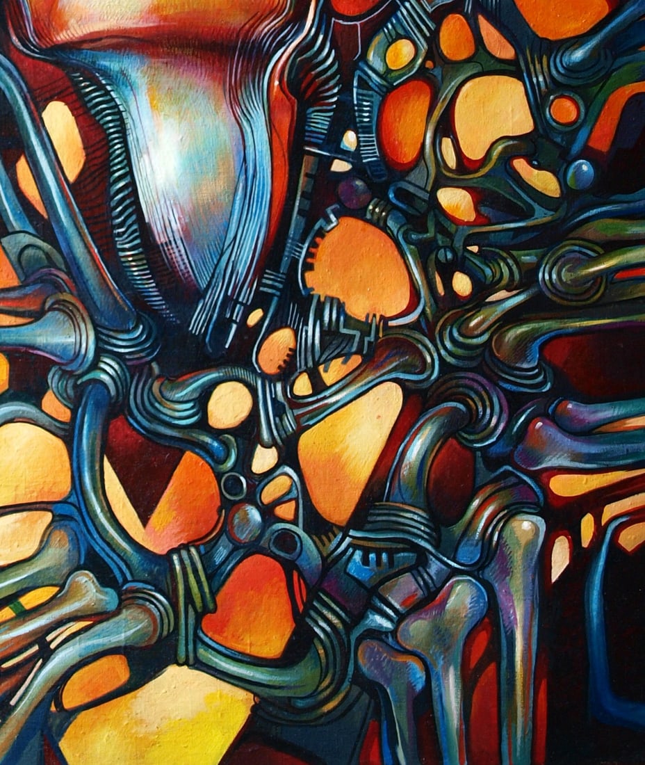 Oil painting Shiva Konsta G. Amelinn - 5