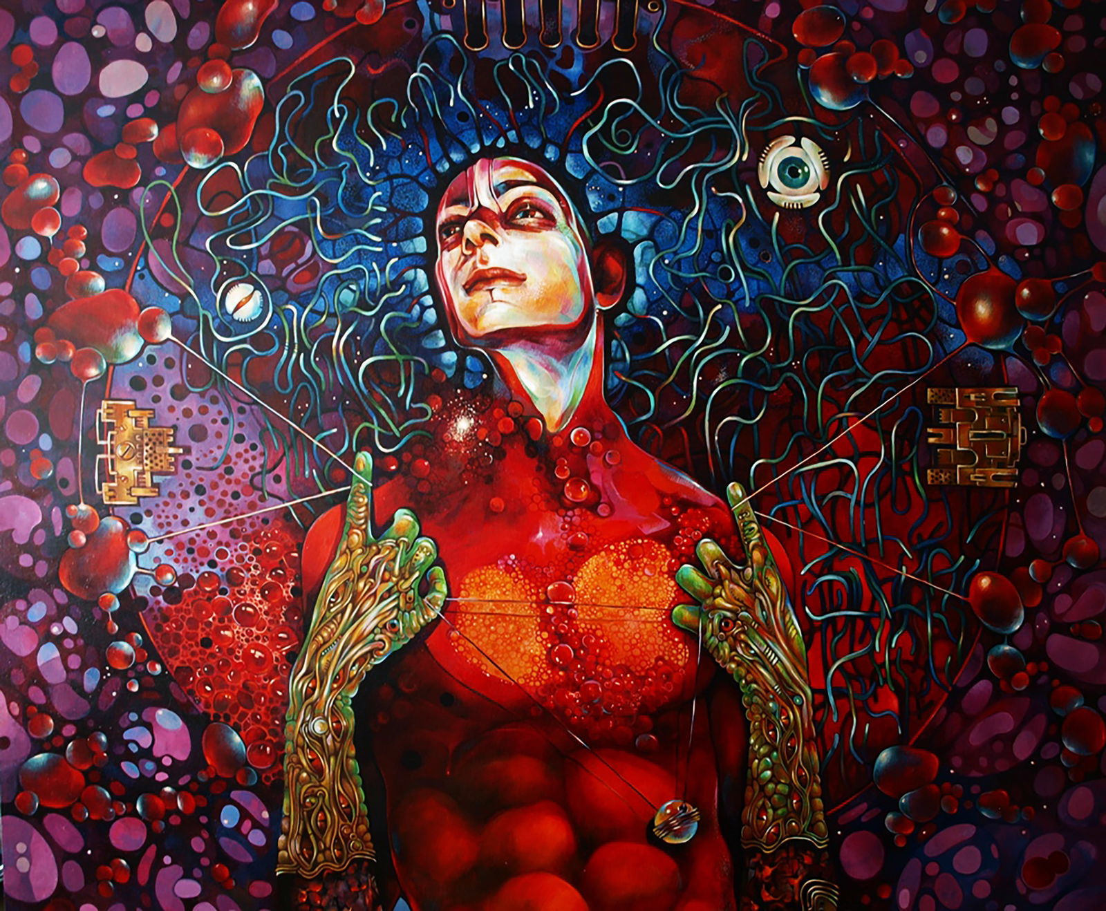 Oil painting Agnihotra Konsta G. Amelinn - 2