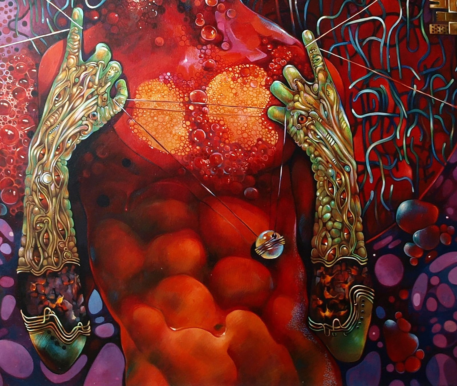 Oil painting Agnihotra Konsta G. Amelinn - 4