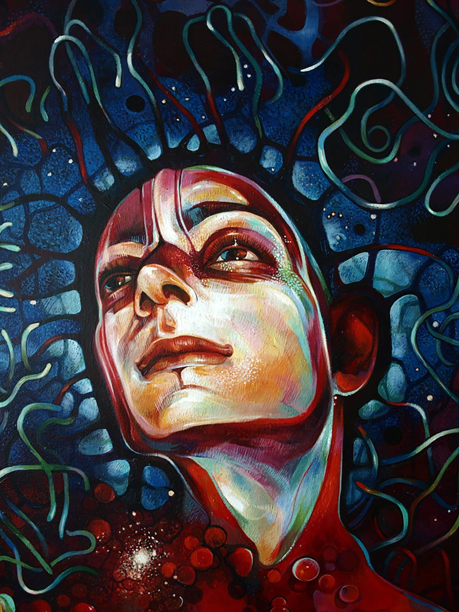 Oil painting Agnihotra Konsta G. Amelinn - 5