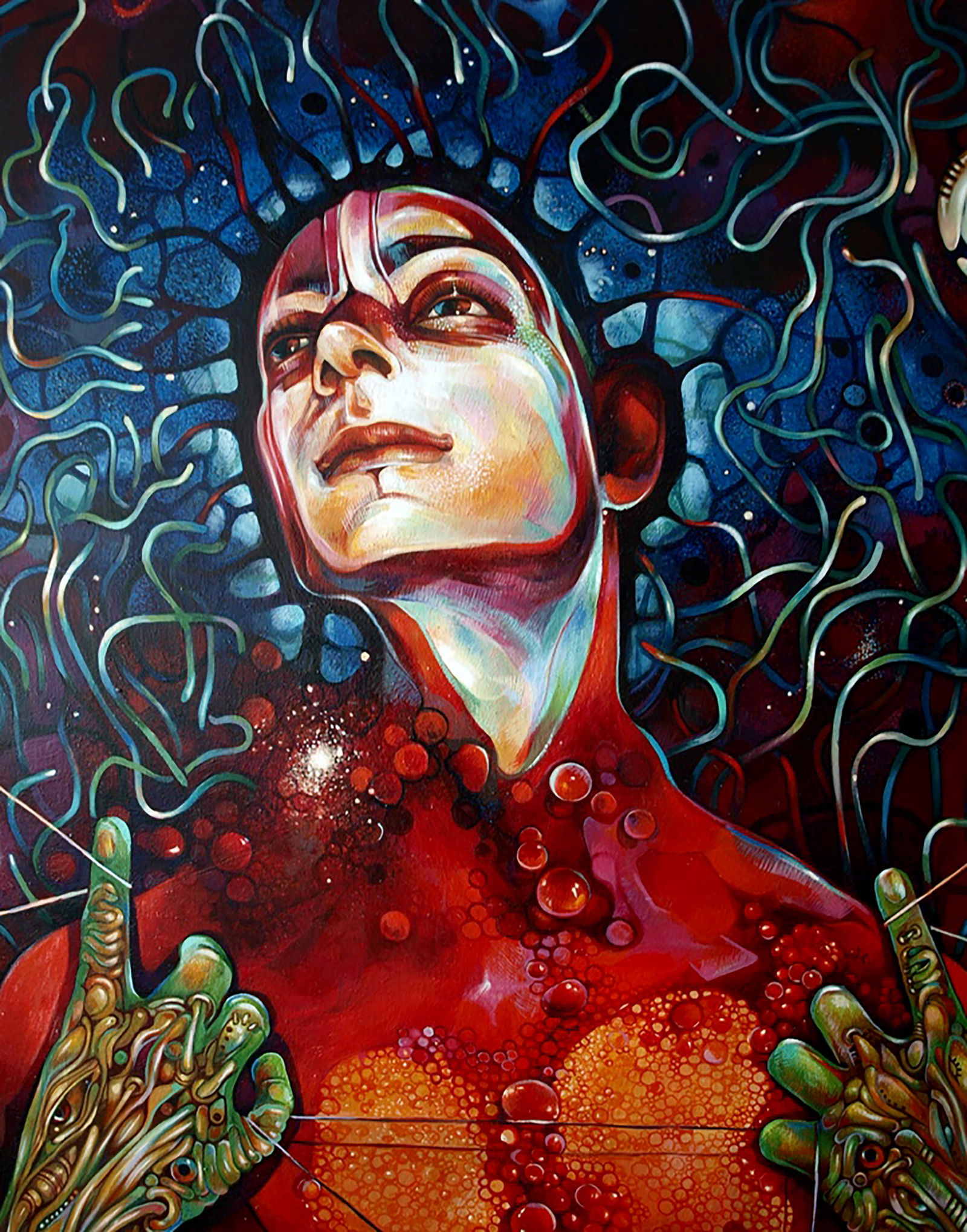 Oil painting Agnihotra Konsta G. Amelinn - 8