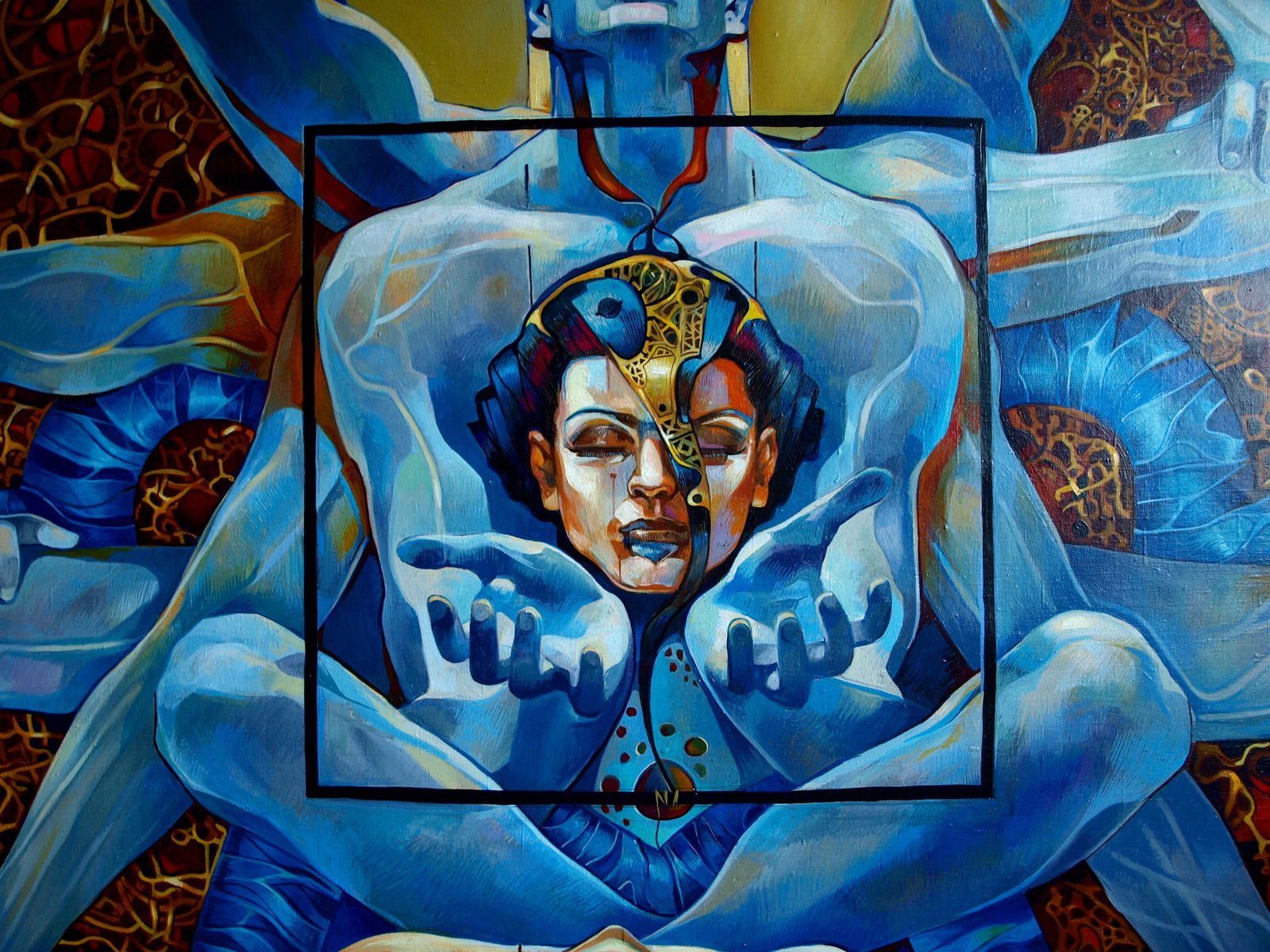 Oil painting Ashwattha Konsta G. Amelinn - 4