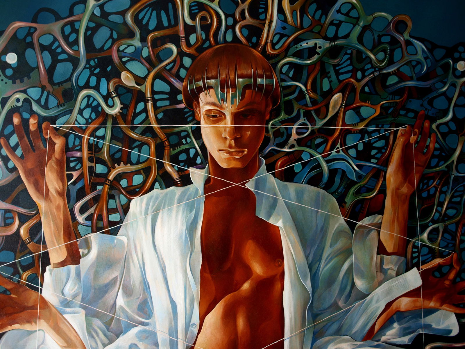 Oil painting Banyan Konsta G. Amelinn - 3