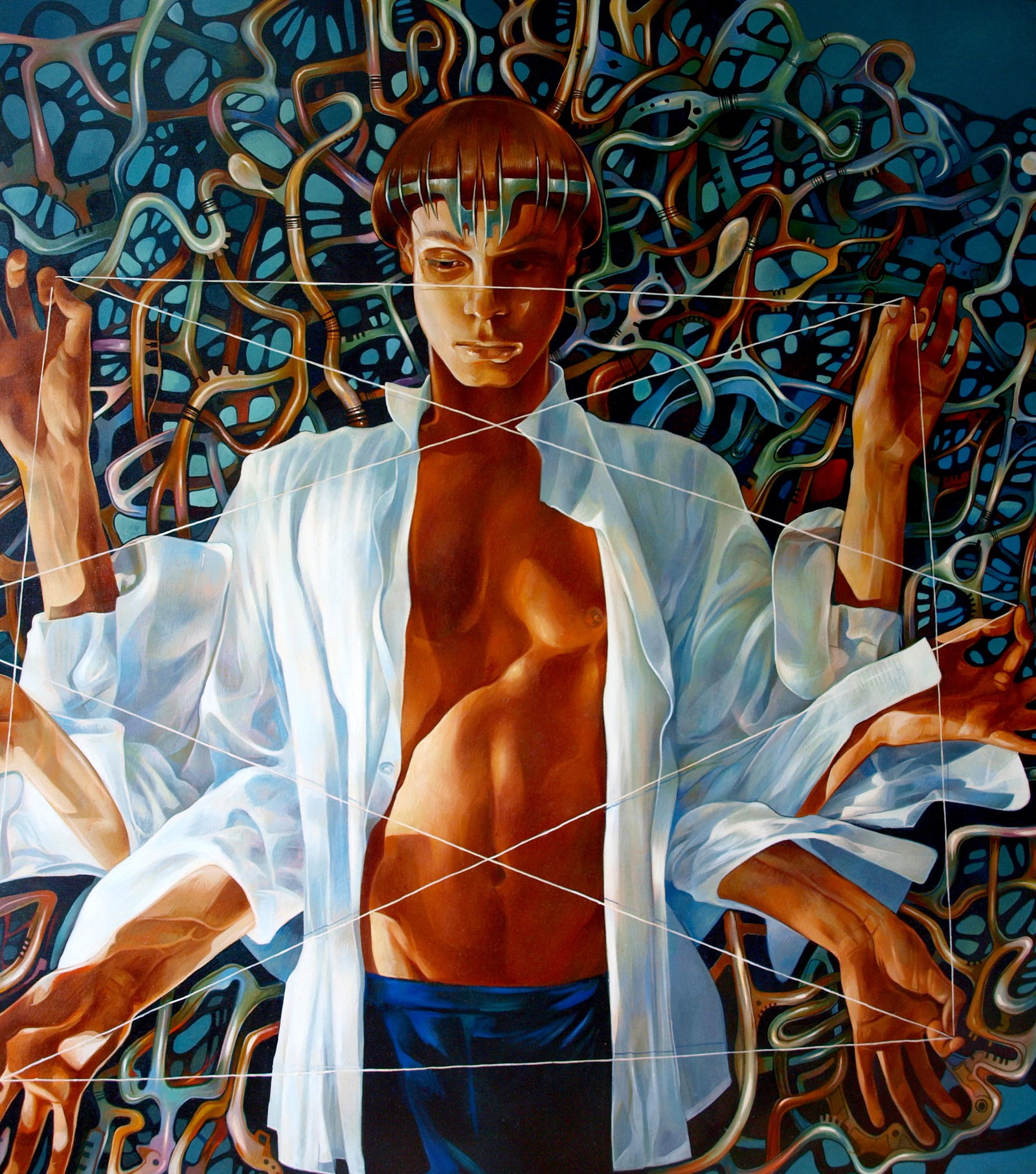 Oil painting Banyan Konsta G. Amelinn - 4