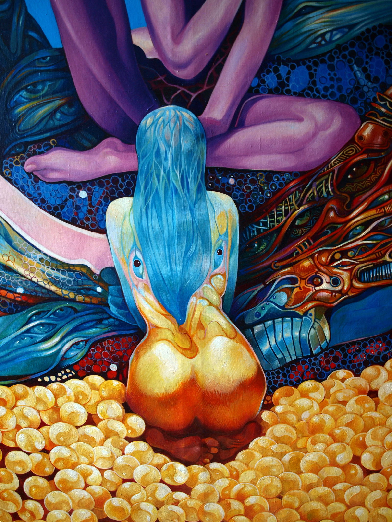 Oil painting Brahmajyoti Konsta G. Amelinn - 4