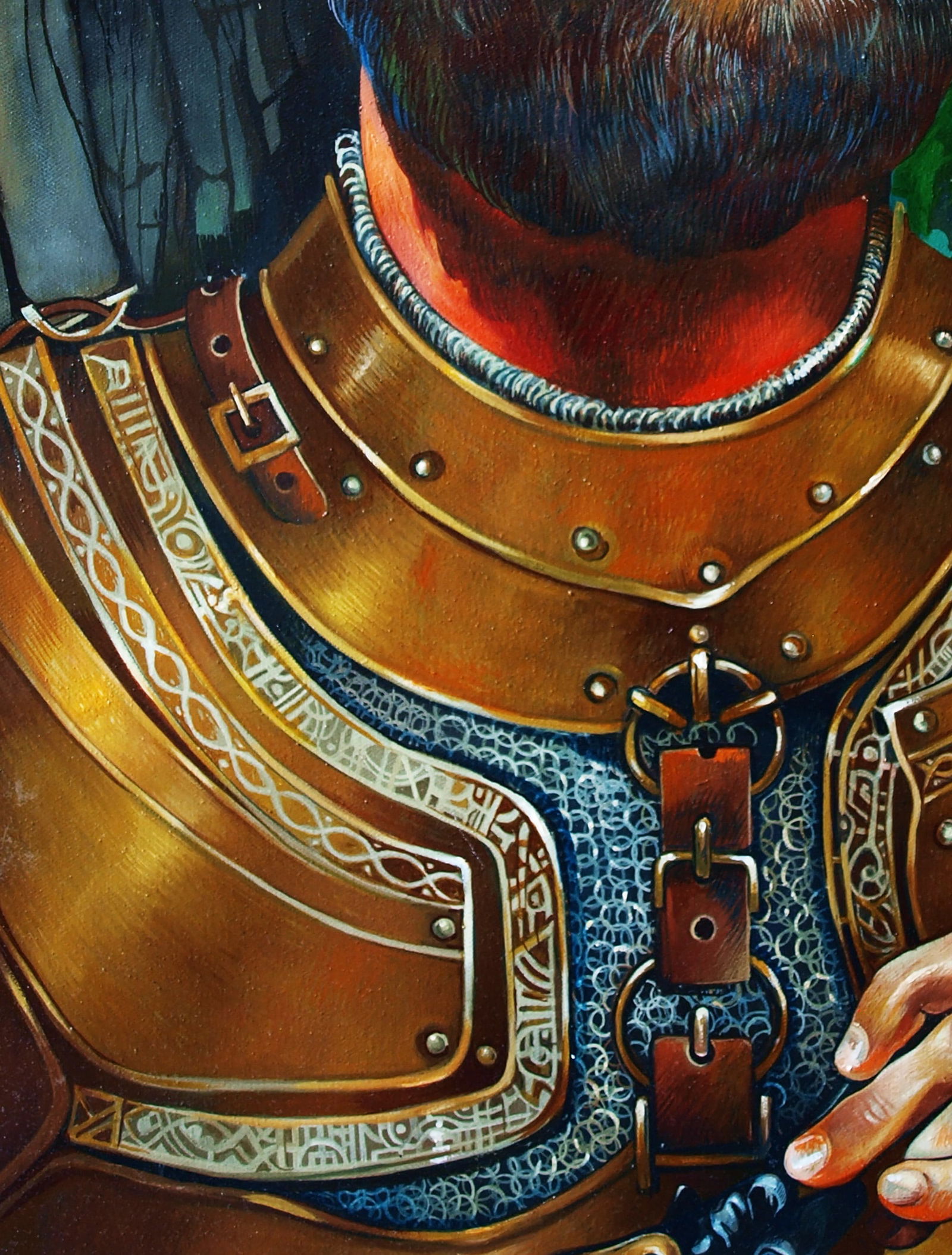 Oil painting Bhima Konsta G. Amelinn - 3