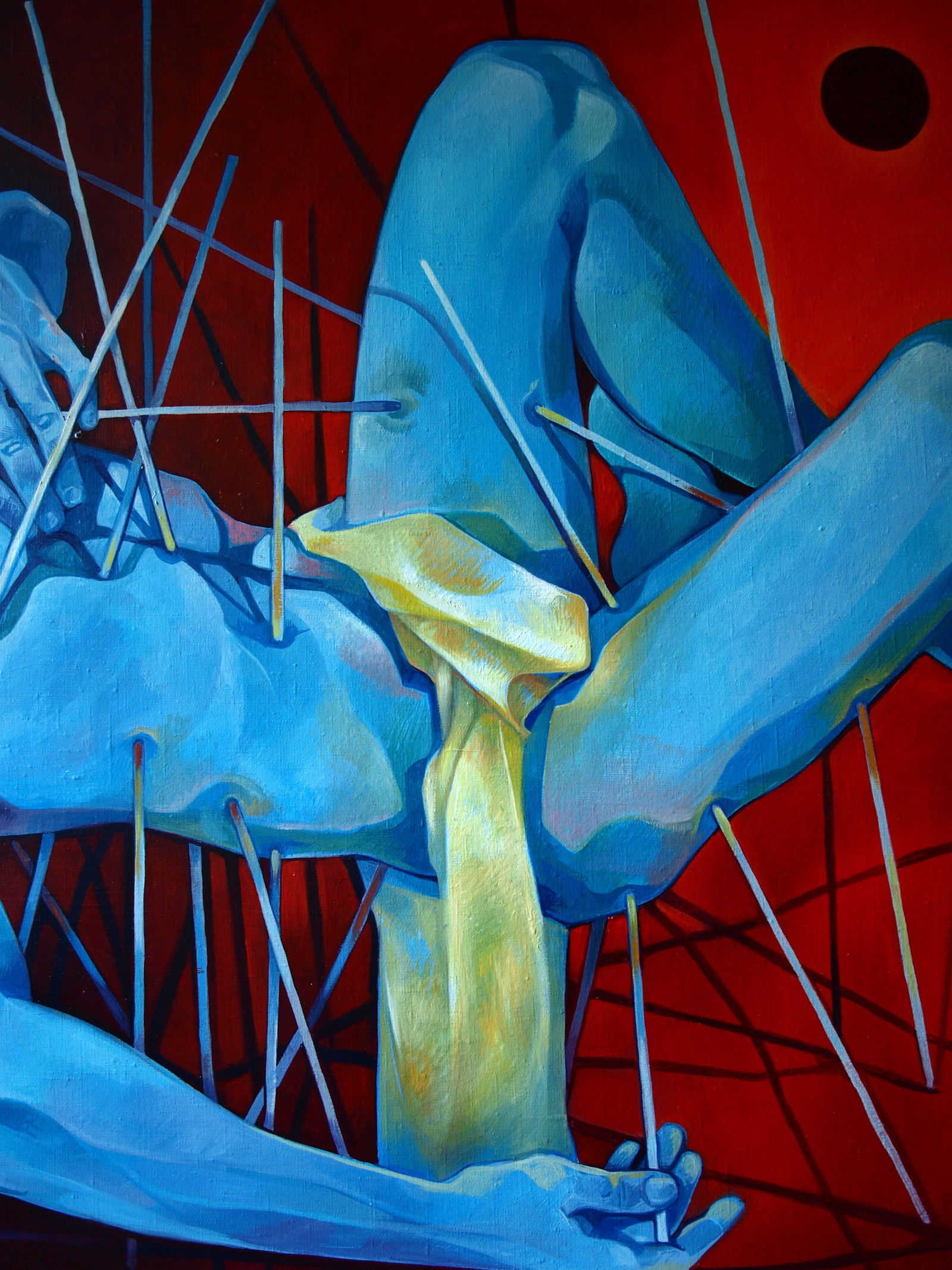 Oil painting Bhishma Konsta G. Amelinn - 2