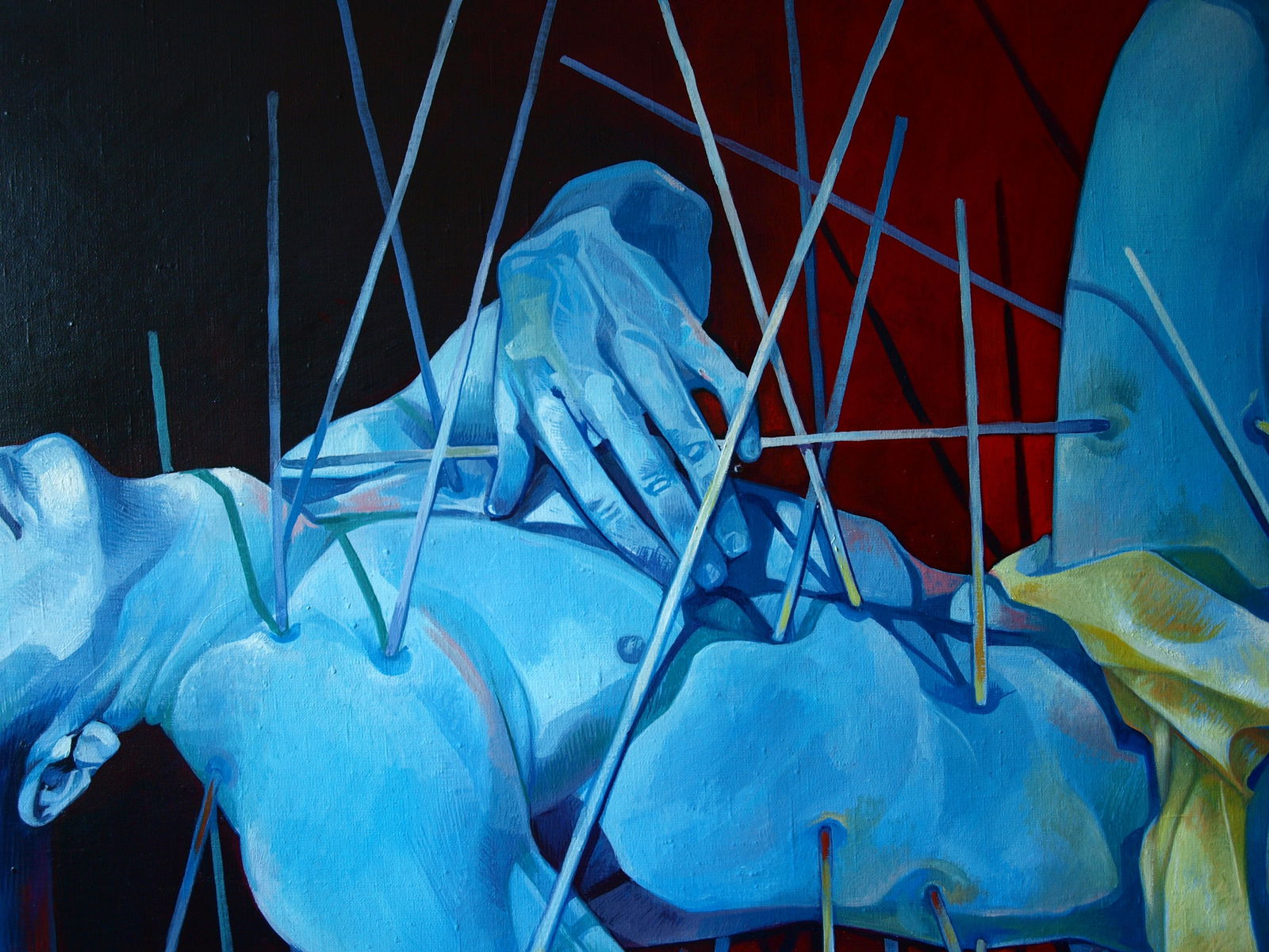 Oil painting Bhishma Konsta G. Amelinn - 4