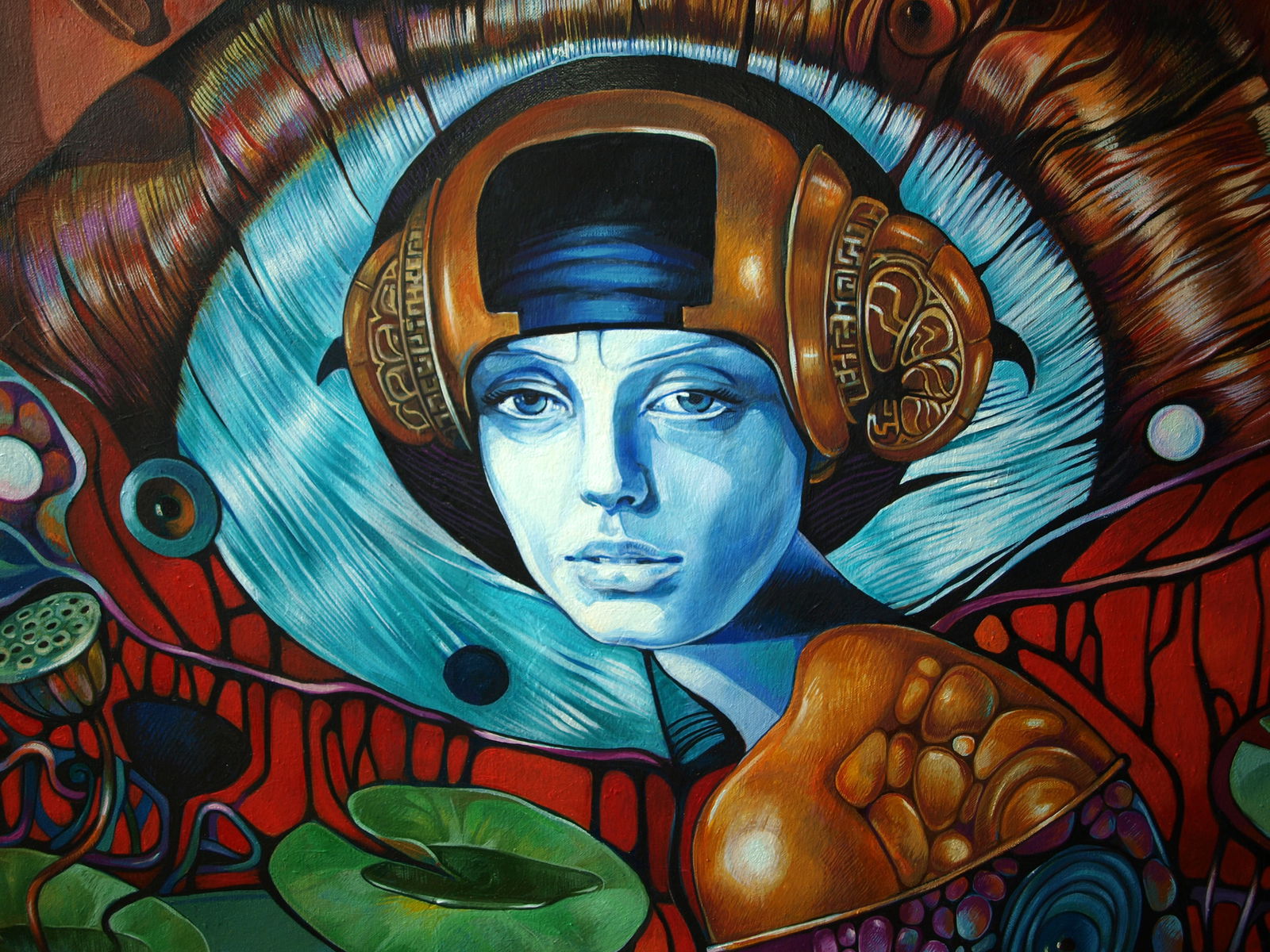 Oil painting Mirror of consciousness Konsta G. Amelinn - 4