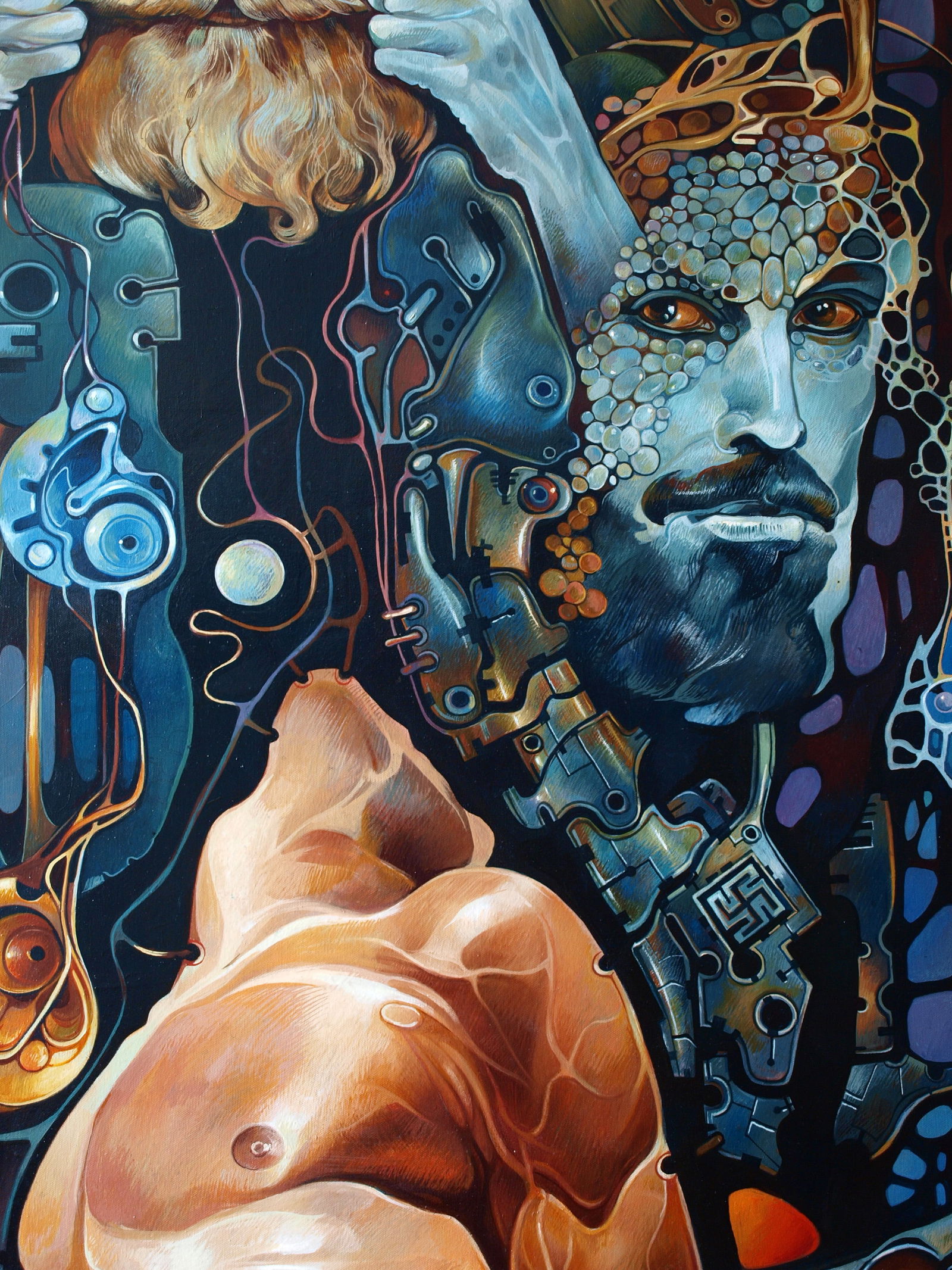 Oil painting Kurukshetra Konsta G. Amelinn - 3