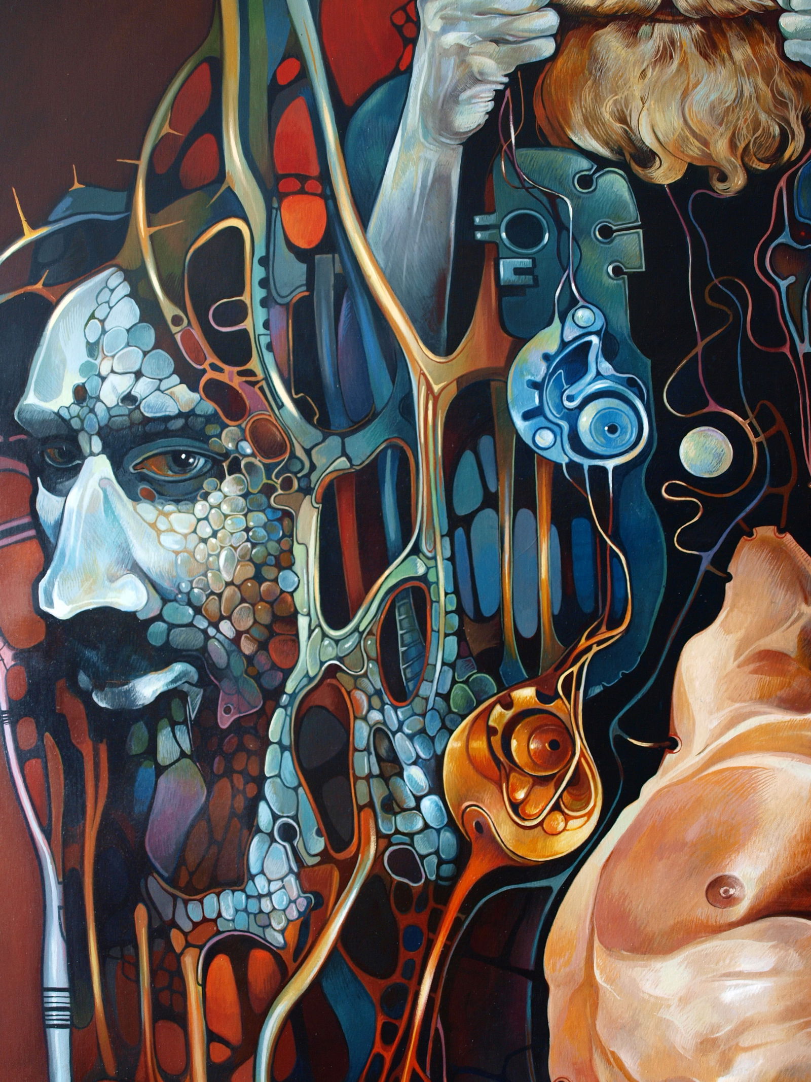 Oil painting Kurukshetra Konsta G. Amelinn - 4