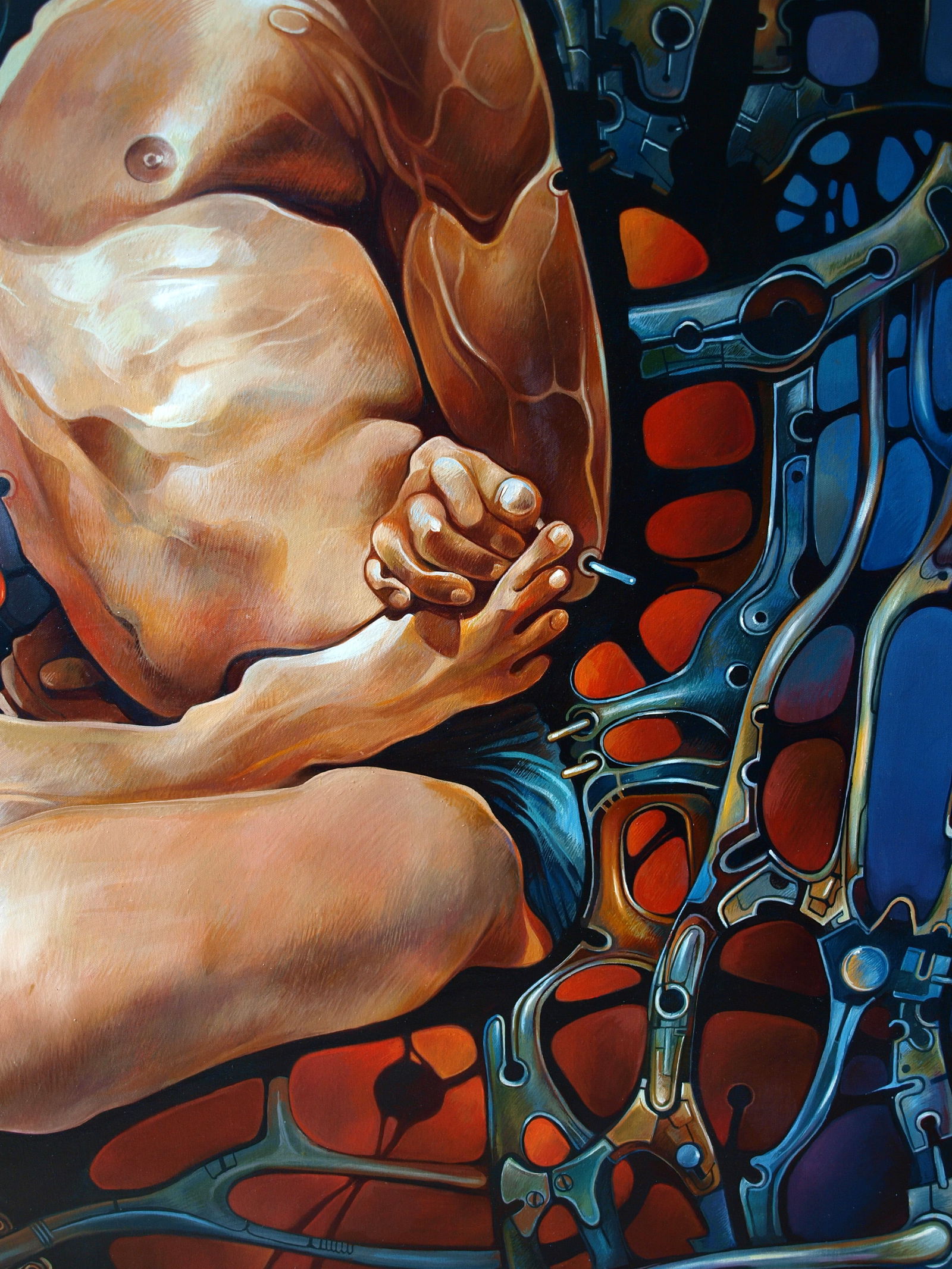 Oil painting Kurukshetra Konsta G. Amelinn - 5