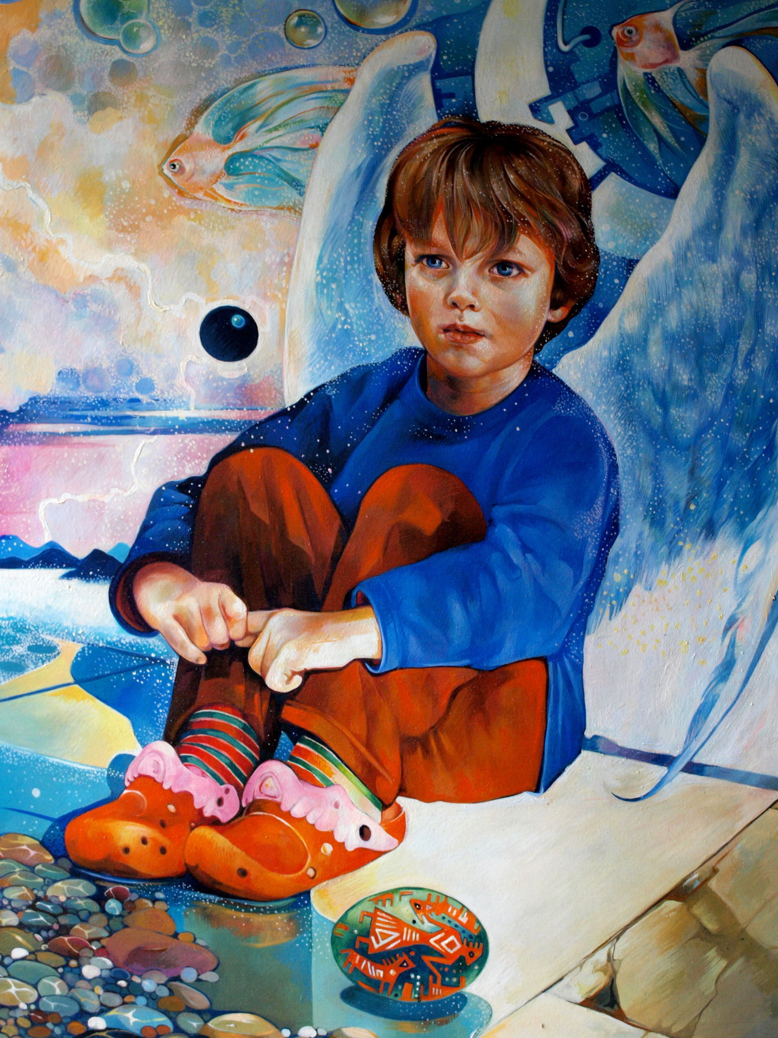 Oil painting Dreamer Konsta G. Amelinn - 3