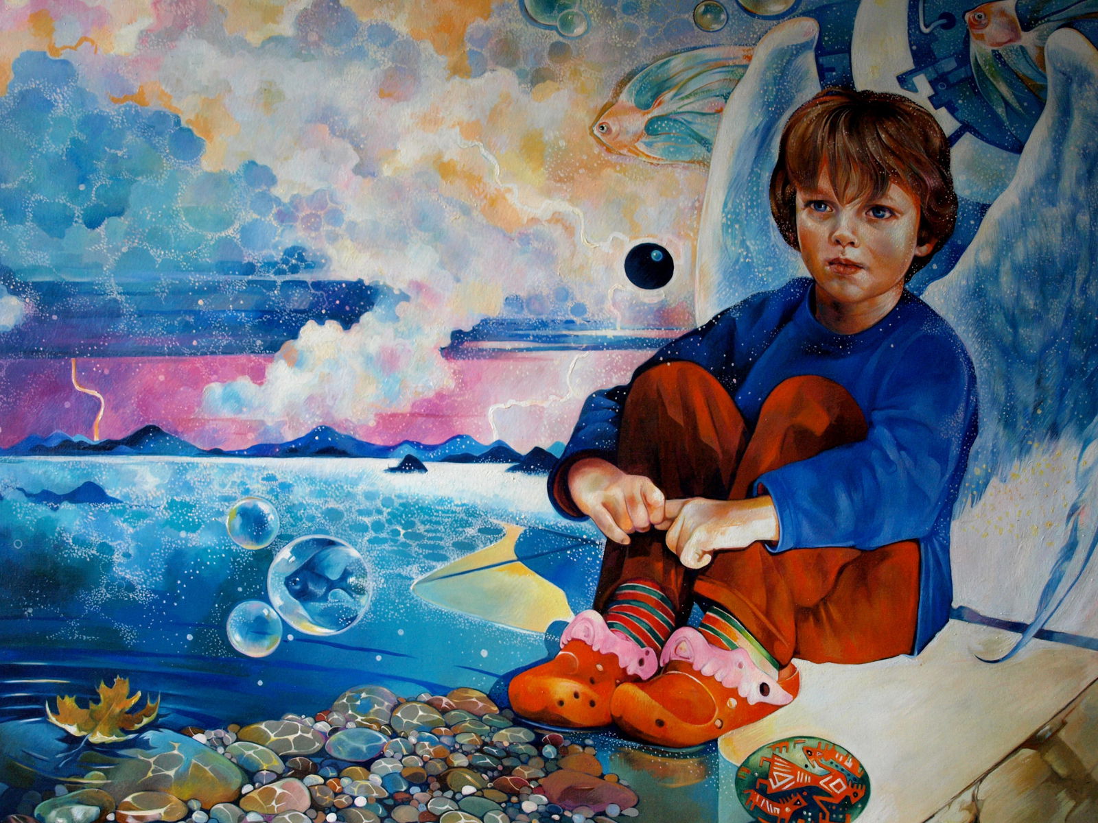 Oil painting Dreamer Konsta G. Amelinn - 4