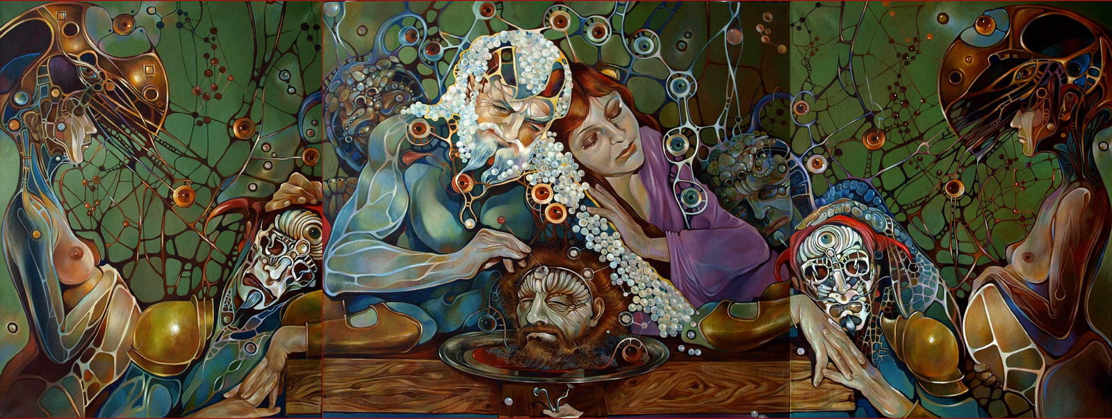 Oil painting Pistis Sophia Konsta G. Amelinn (1 of 9)