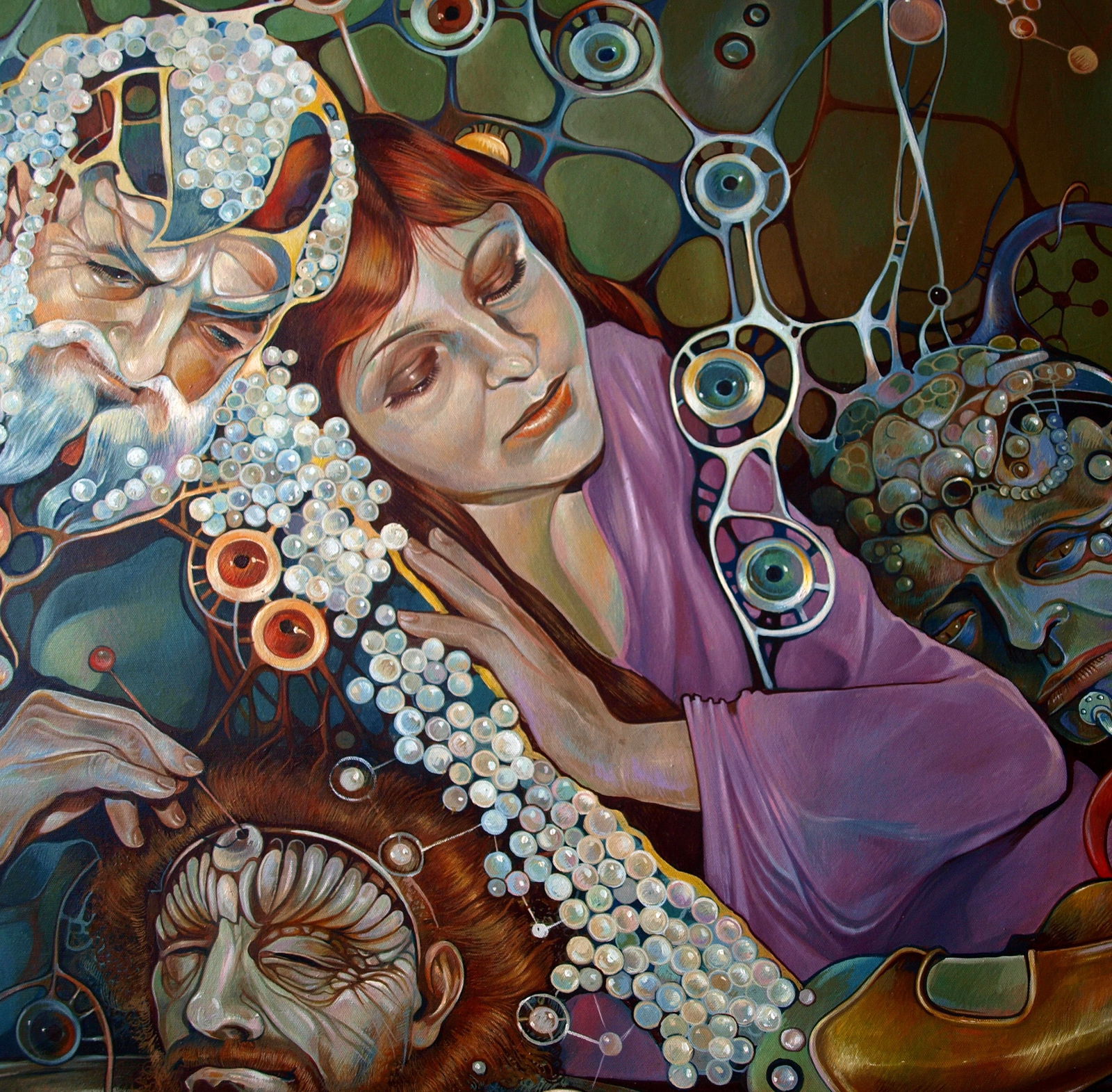 Oil painting Pistis Sophia Konsta G. Amelinn - 6