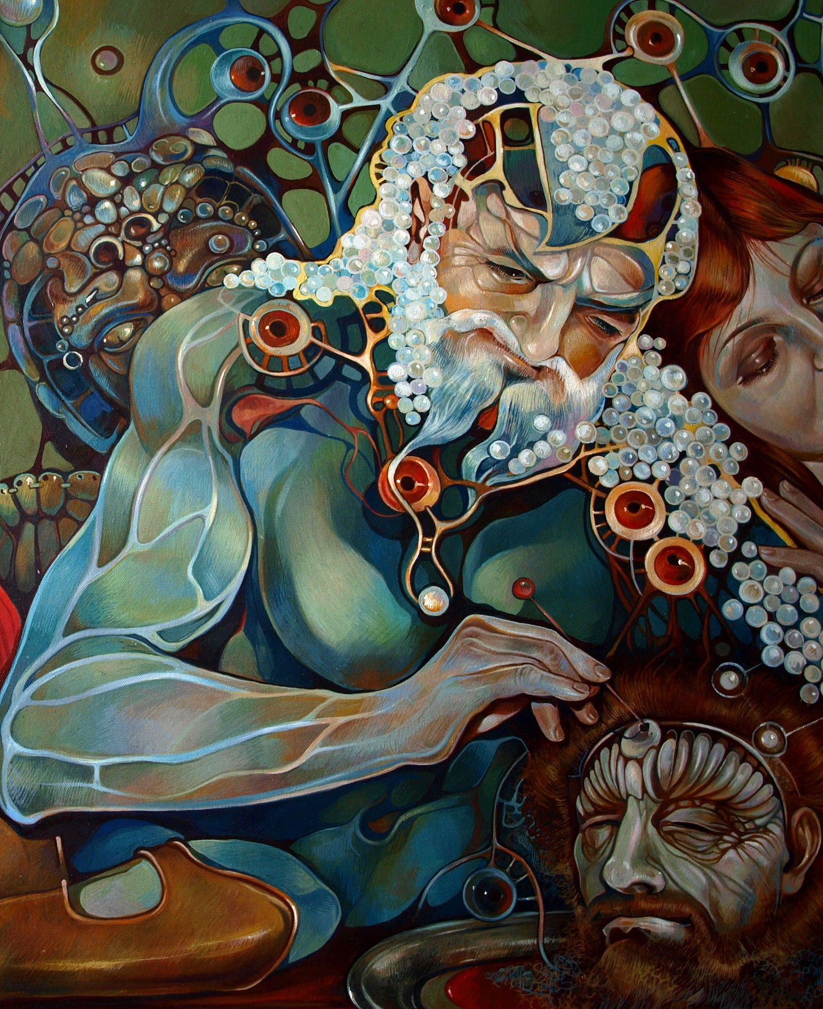 Oil painting Pistis Sophia Konsta G. Amelinn - 7