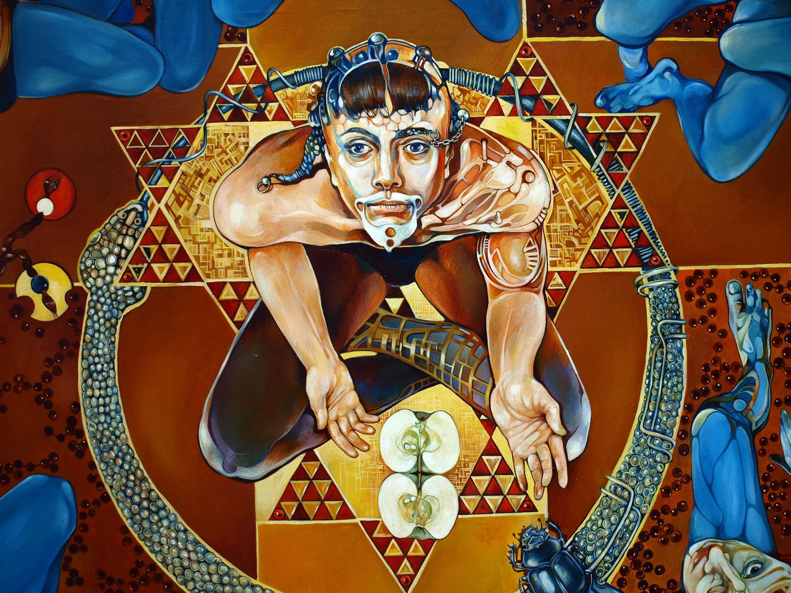 Oil painting Creation in Act II Konsta G. Amelinn - 2