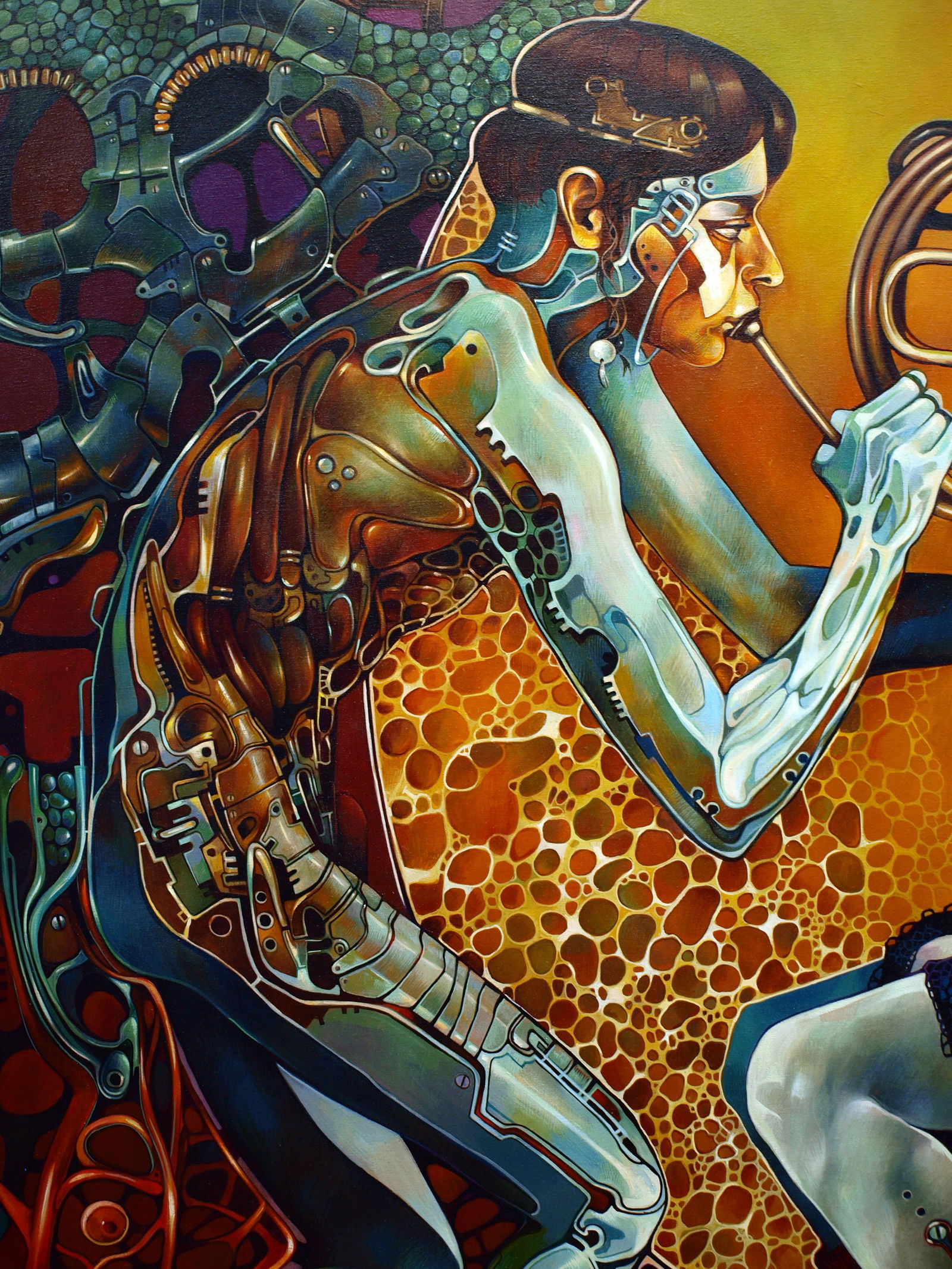 Oil painting Hiranyagarbha Konsta G. Amelinn - 2