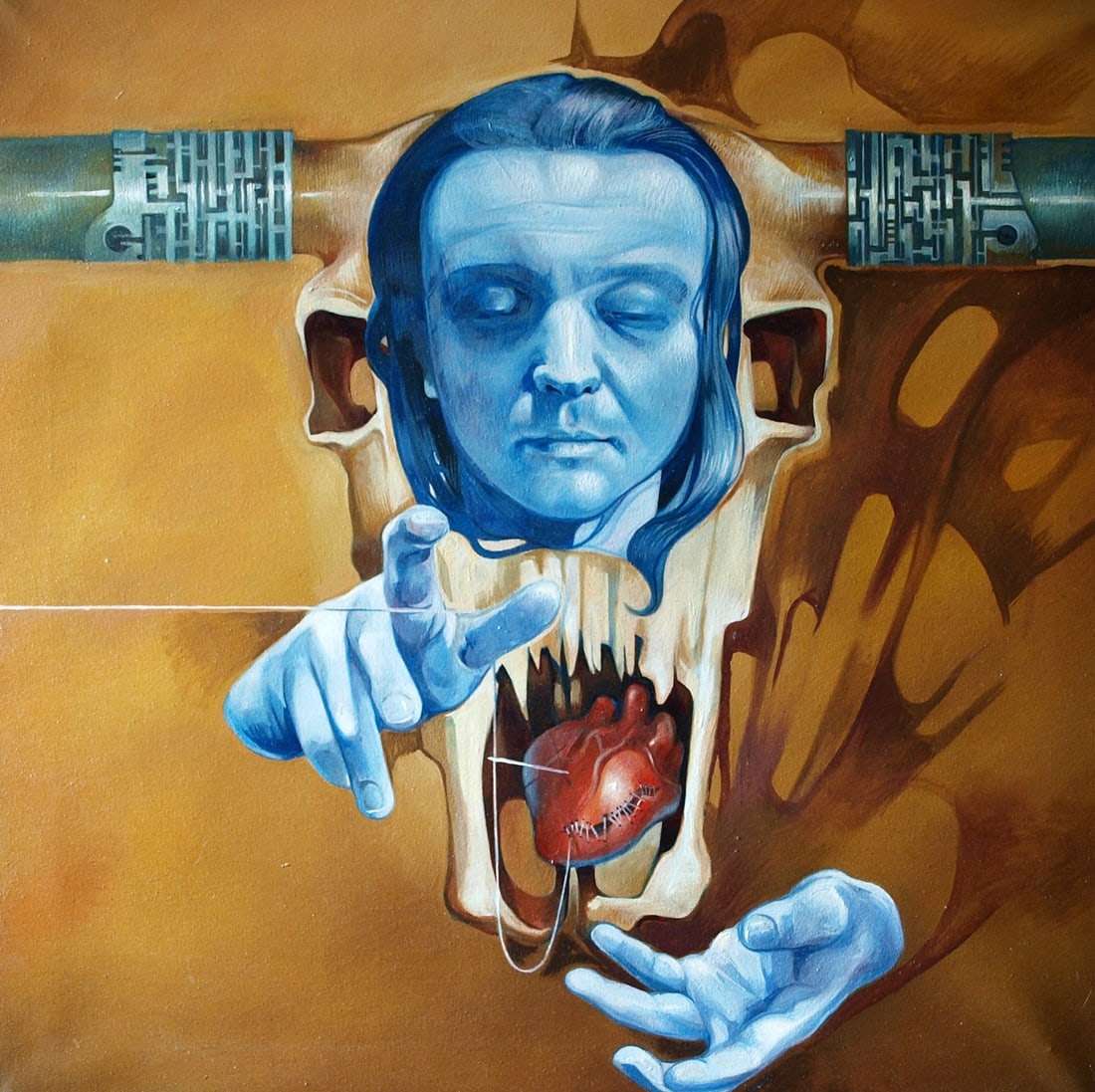 Oil painting Dharma Konsta G. Amelinn - 2