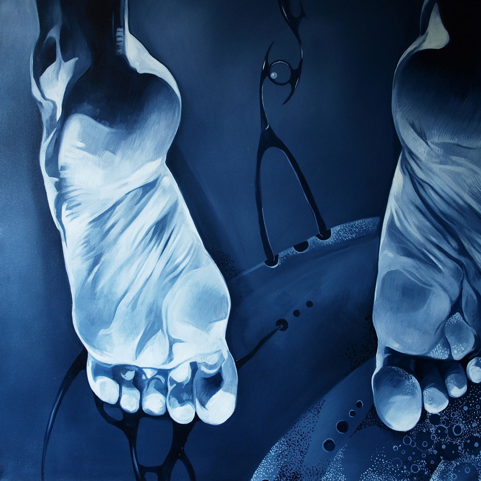 Oil painting Lightness on your feet Konsta G. Amelinn: Title: Oil painting Lightness on your feet Konsta G. Amelinn Description: 33KONS Painter: Konsta G. Amelinn Size: 100x100 cm/39.37x39.37 inches Components: oil, canvas Original painting - for
