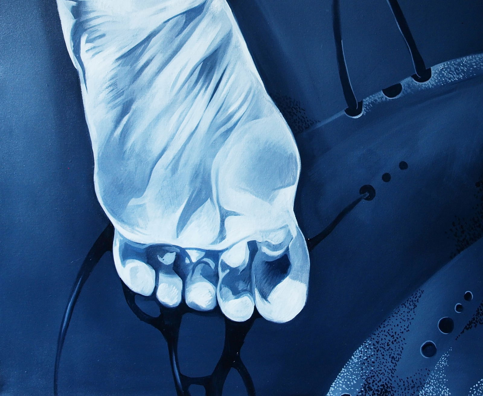 Oil painting Lightness on your feet Konsta G. Amelinn - 4