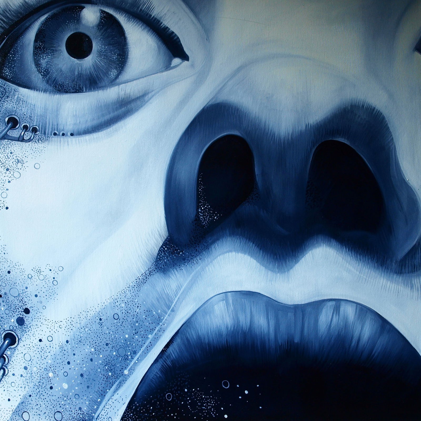 Oil painting Memory Konsta G. Amelinn: Title: Oil painting Memory Konsta G. Amelinn Description: 35KONS Painter: Konsta G. Amelinn Size: 100x100 cm/39.37x39.37 inches Components: oil, canvas Original painting - for nine paintings -