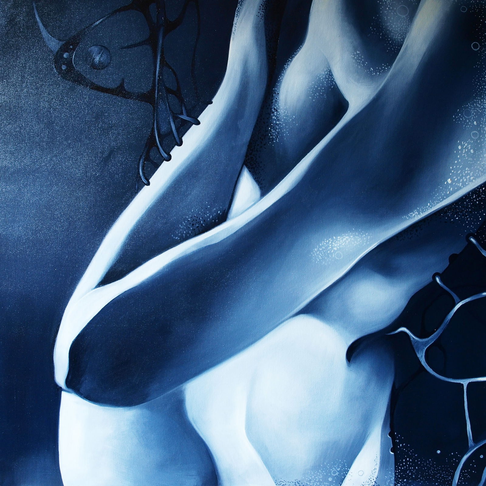 Oil painting Touching bodies Konsta G. Amelinn: Title: Oil painting Touching bodies Konsta G. Amelinn Description: 36KONS Painter: Konsta G. Amelinn Size: 100x100 cm/39.37x39.37 inches Components: oil, canvas Original painting - for nine