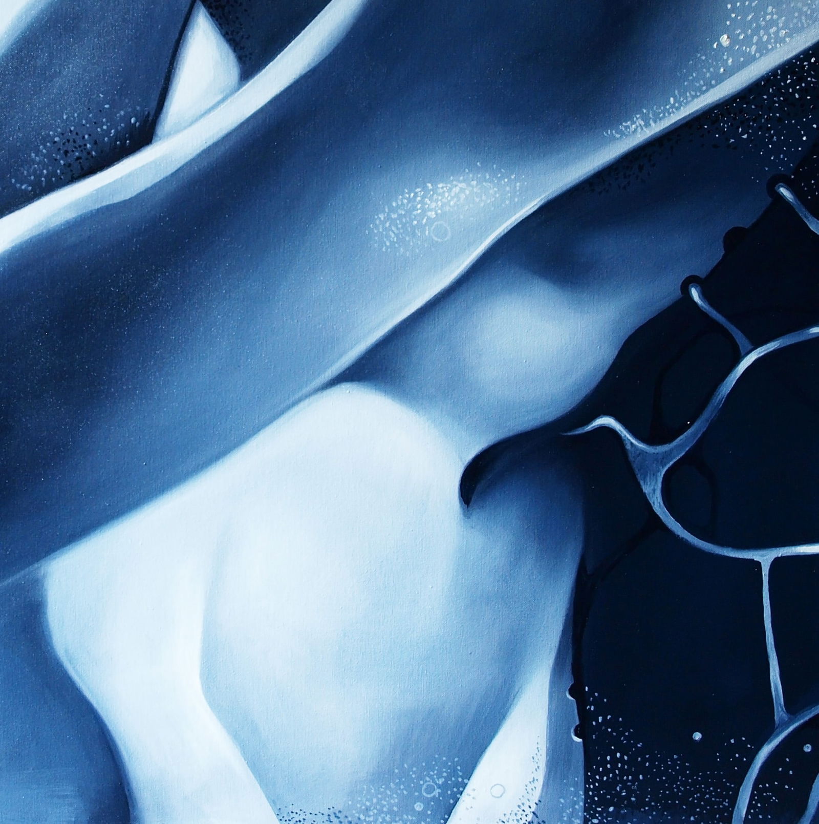 Oil painting Touching bodies Konsta G. Amelinn - 5