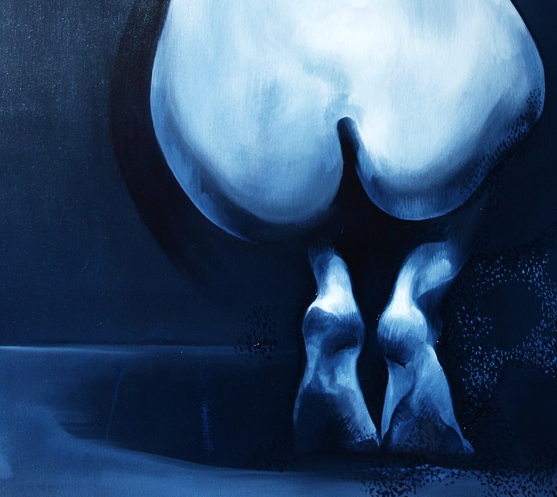 Oil painting Alone Konsta G. Amelinn - 4