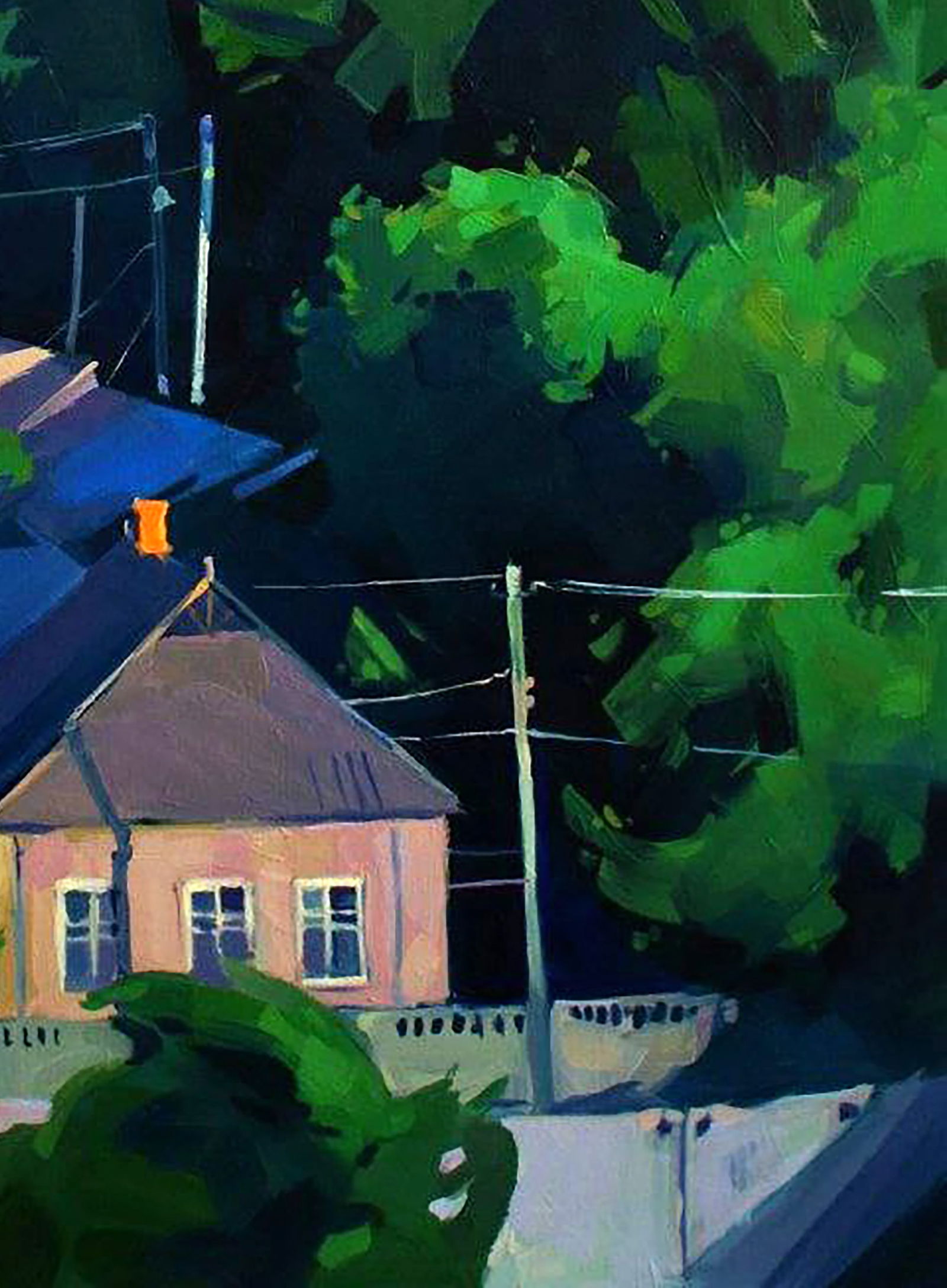 Oil painting At five in the morning Anastasia Yaroshevich - 5