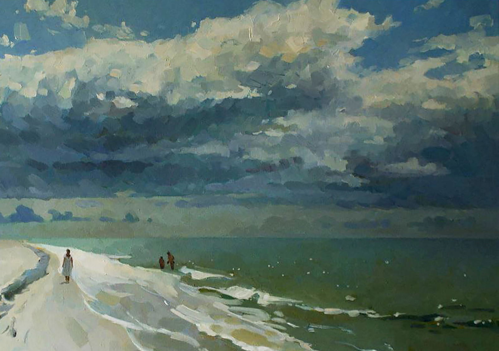 Oil painting Near the sea Anastasia Yaroshevich - 3