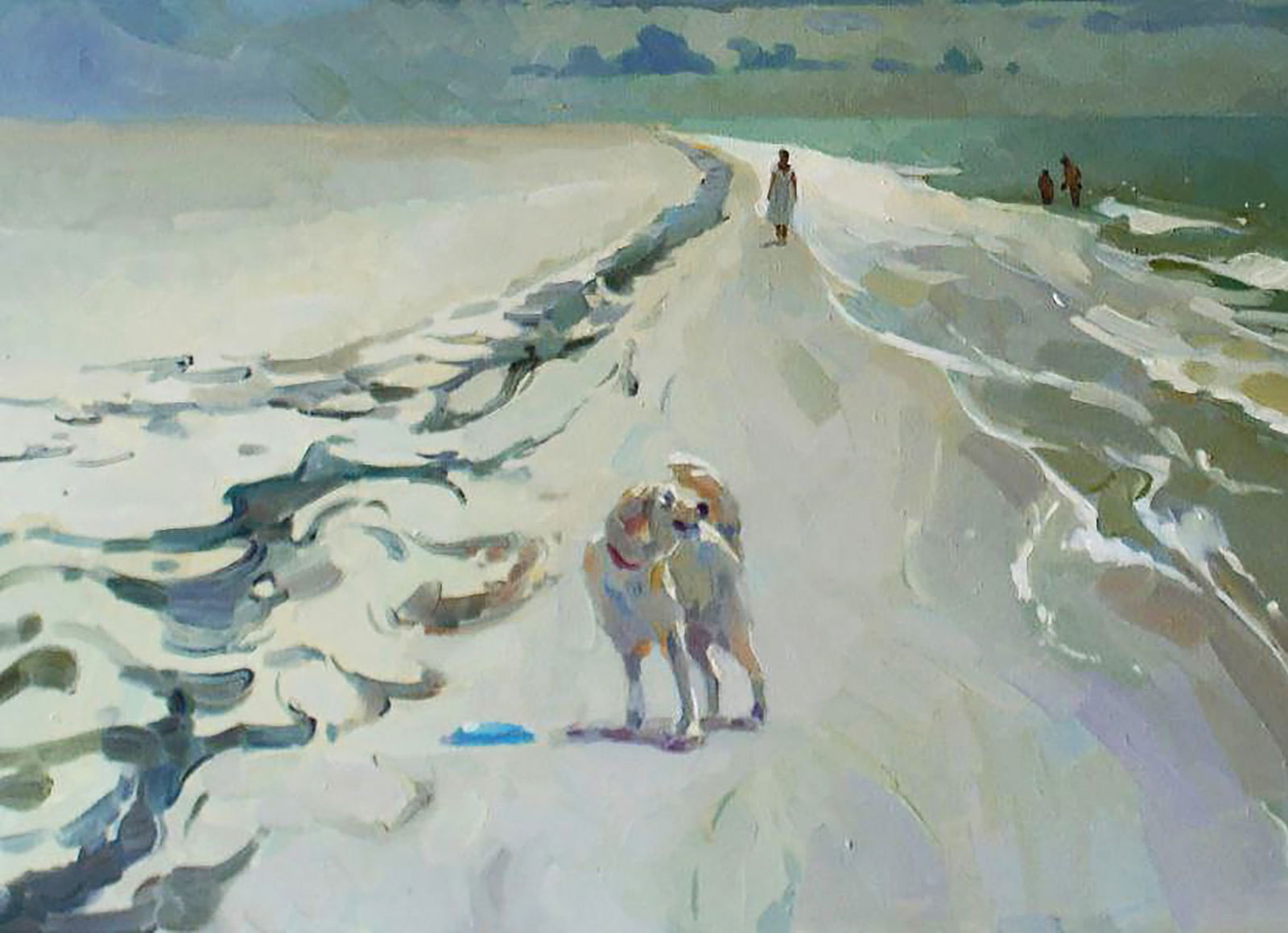 Oil painting Near the sea Anastasia Yaroshevich - 4