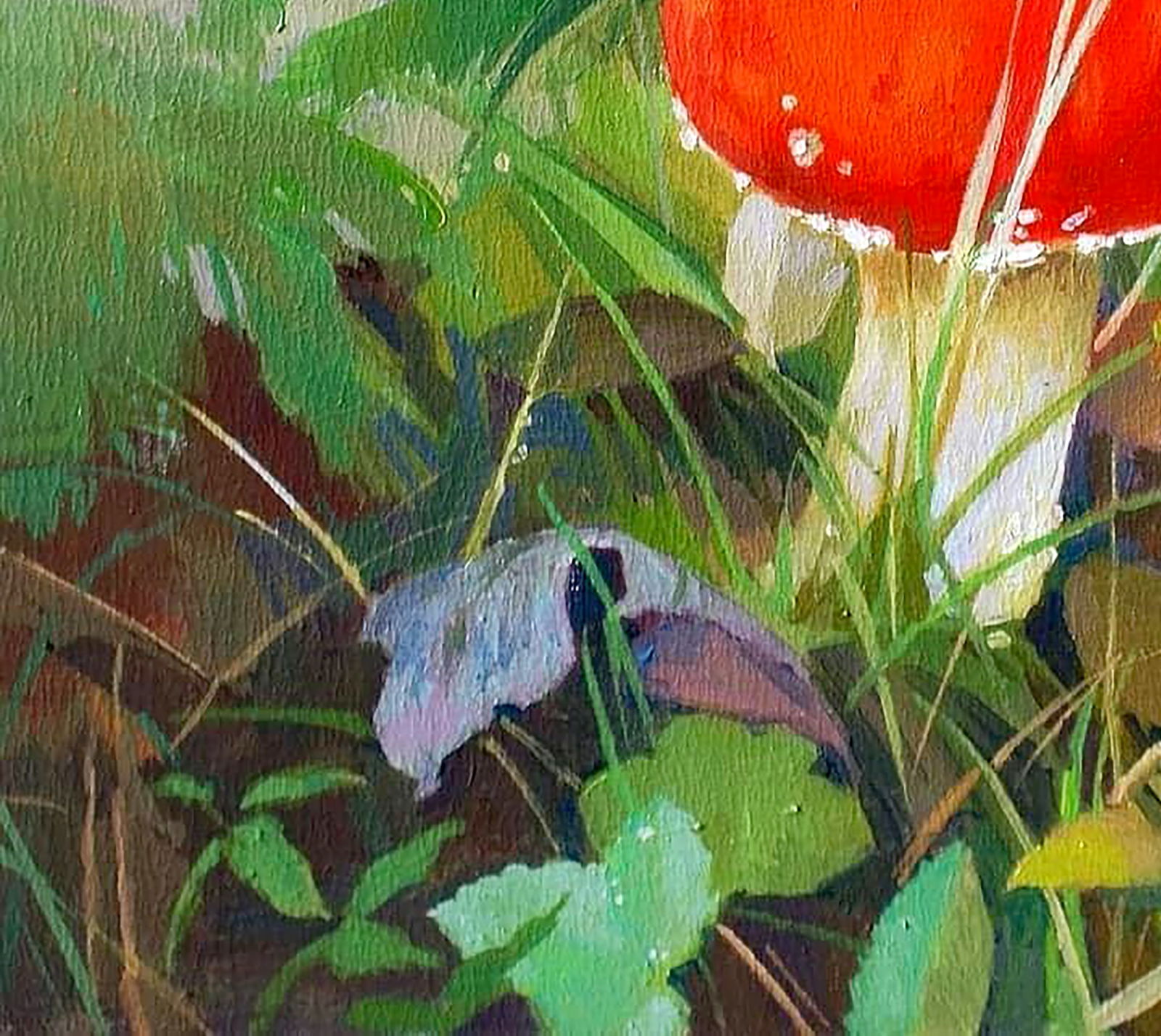 Oil painting Mountain mushroom Anastasia Yaroshevich - 4
