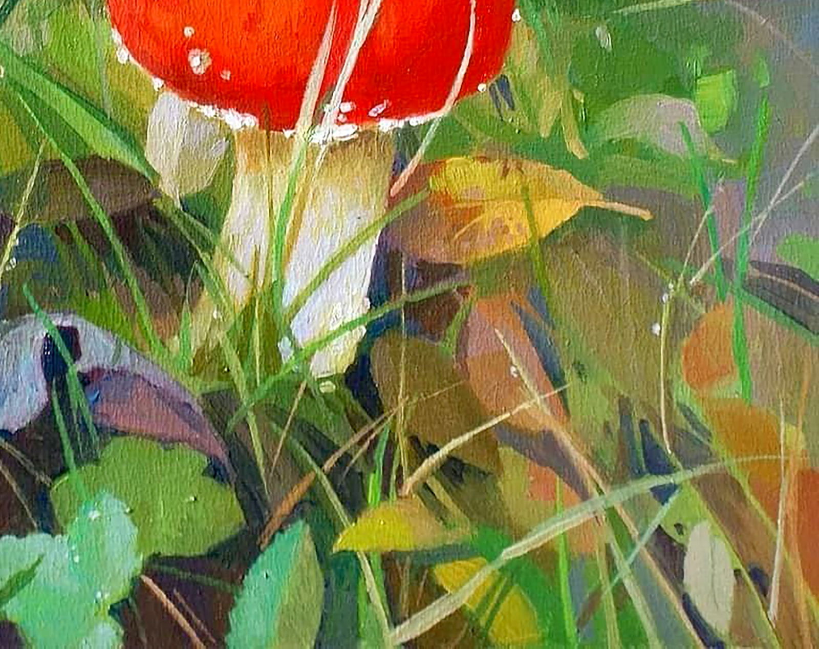 Oil painting Mountain mushroom Anastasia Yaroshevich - 5
