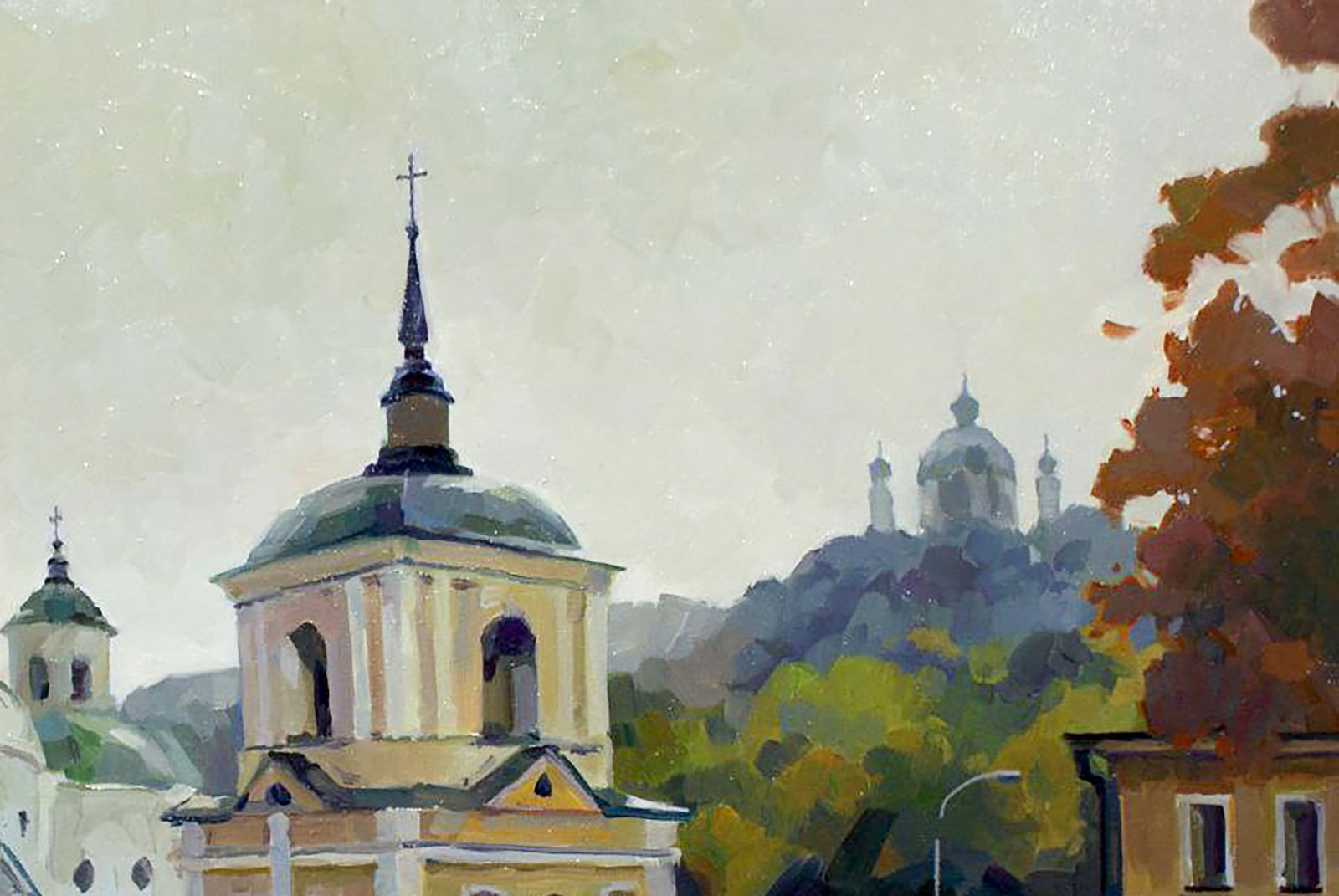 Oil painting It's a nasty day Anastasia Yaroshevich - 3