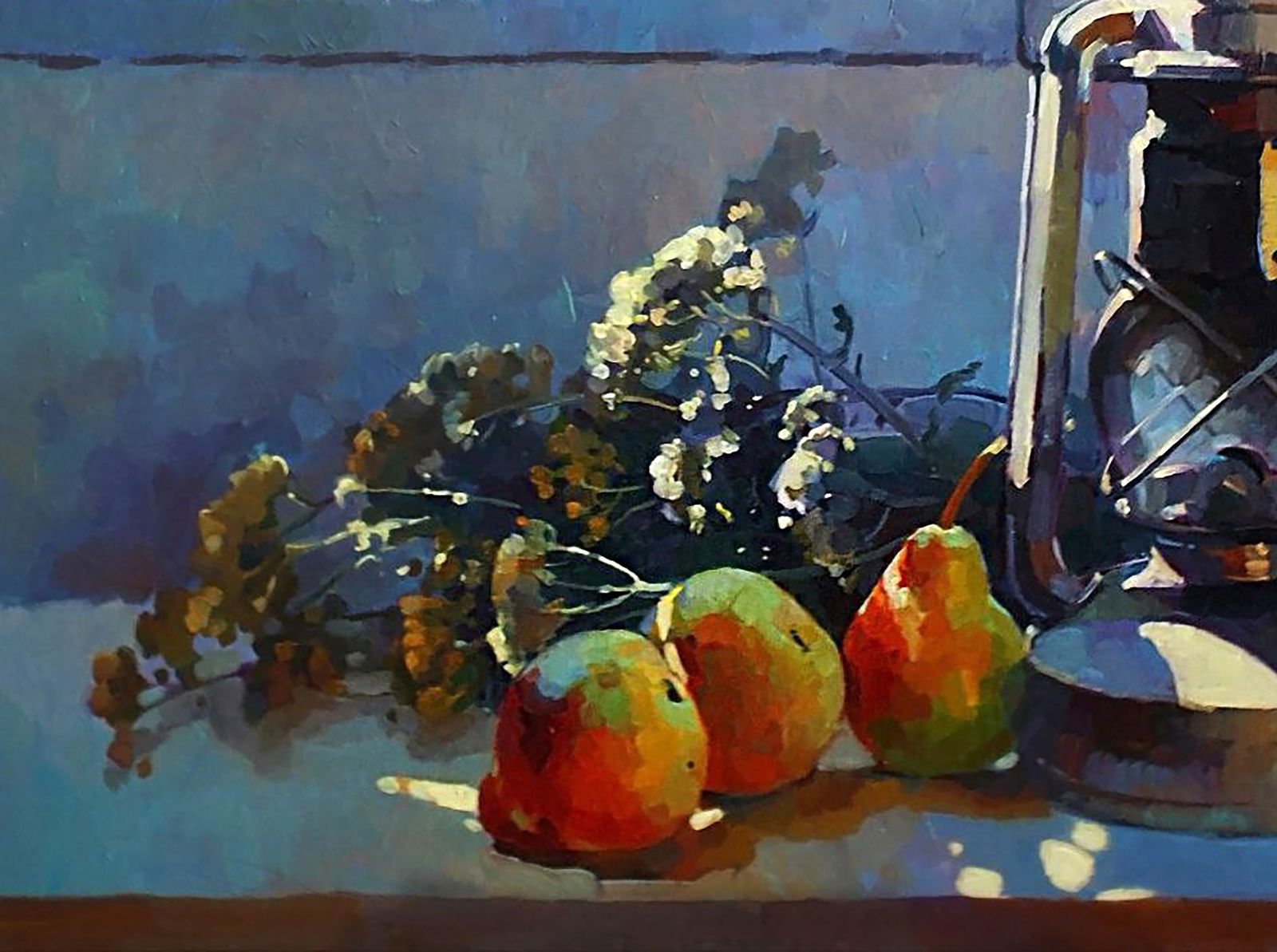 Oil painting Still life with pears Anastasia Yaroshevich - 4