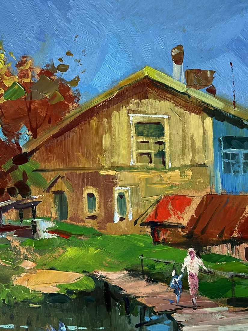 Oil painting The Road Home Yuriy Suprunchuk - 4