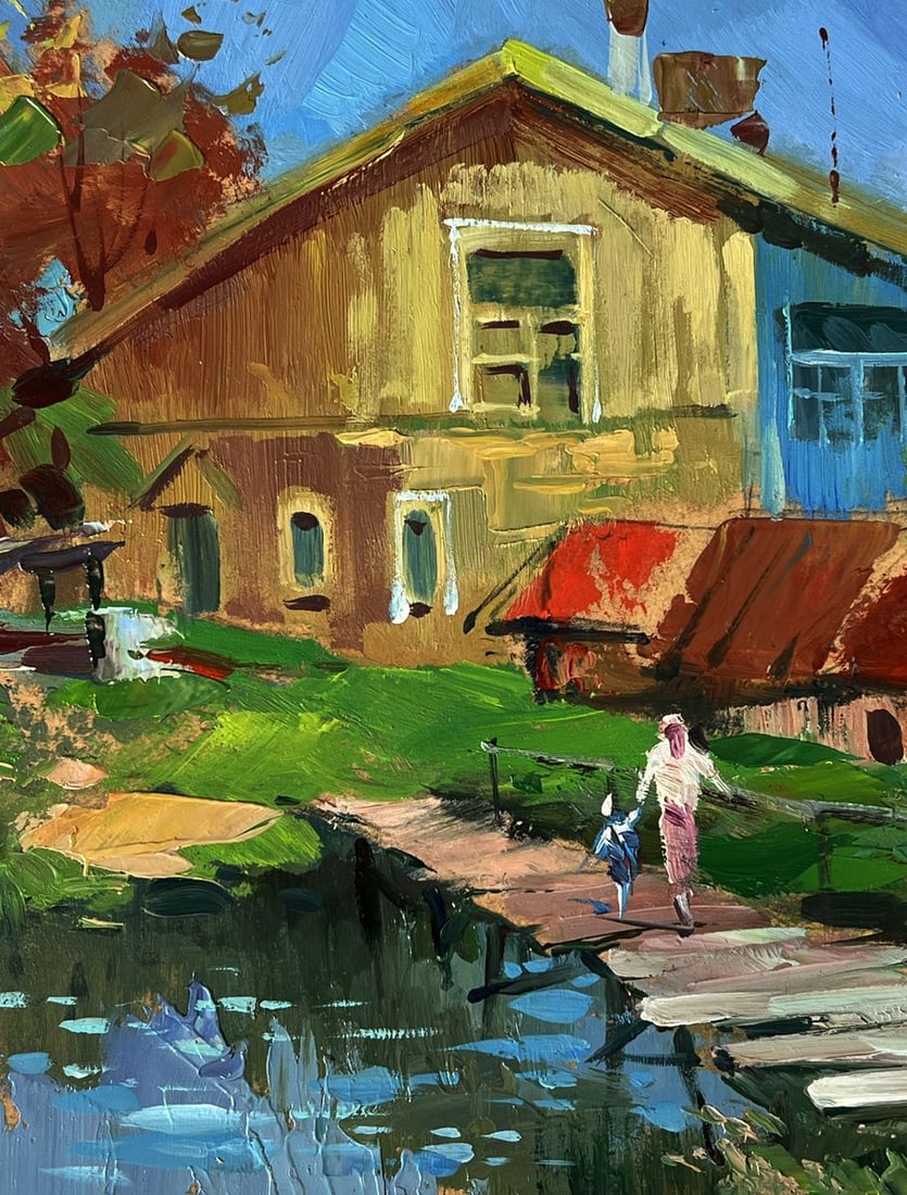 Oil painting The Road Home Yuriy Suprunchuk - 5