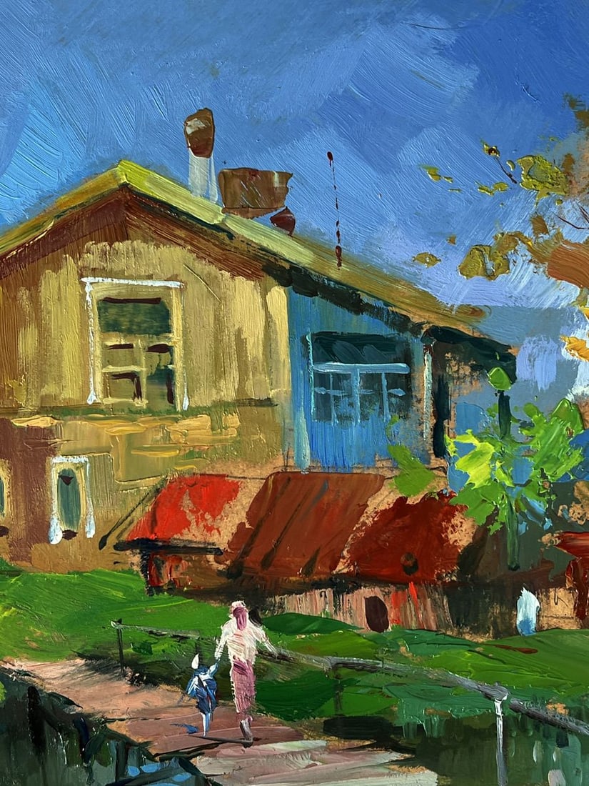 Oil painting The Road Home Yuriy Suprunchuk - 6