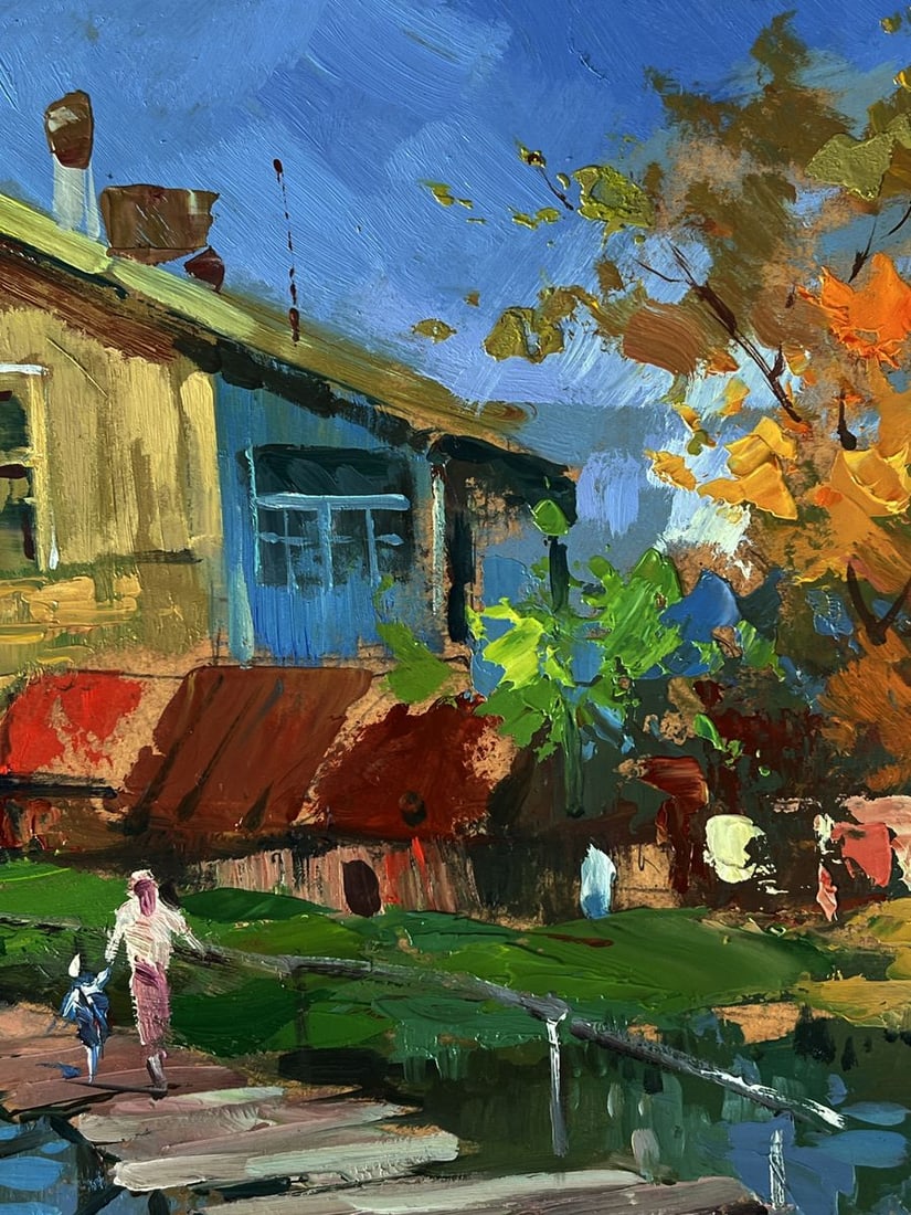 Oil painting The Road Home Yuriy Suprunchuk - 8