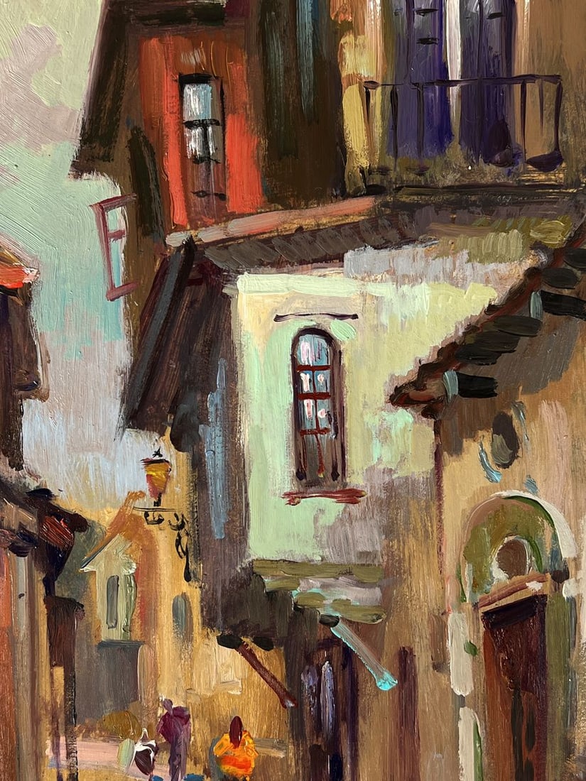 Oil painting Old Town Street Yuriy Suprunchuk - 10