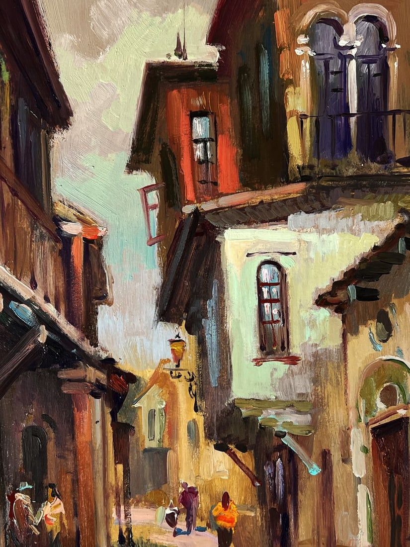 Oil painting Old Town Street Yuriy Suprunchuk - 8