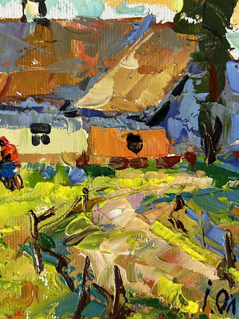 Oil painting Village courtyard Oleksiy Ivanyuk - 10