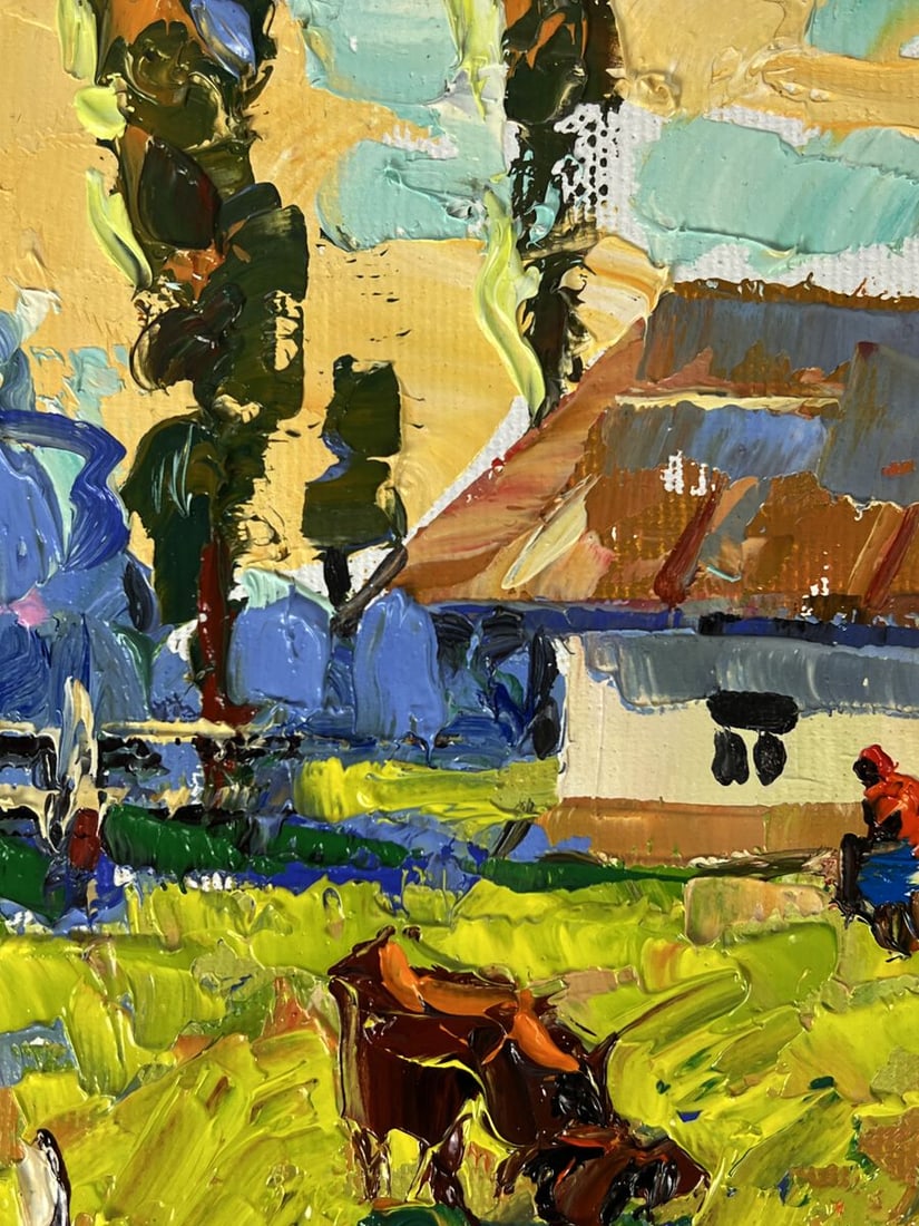 Oil painting Village courtyard Oleksiy Ivanyuk - 4