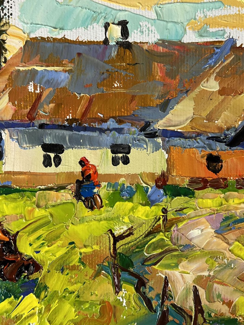 Oil painting Village courtyard Oleksiy Ivanyuk - 9
