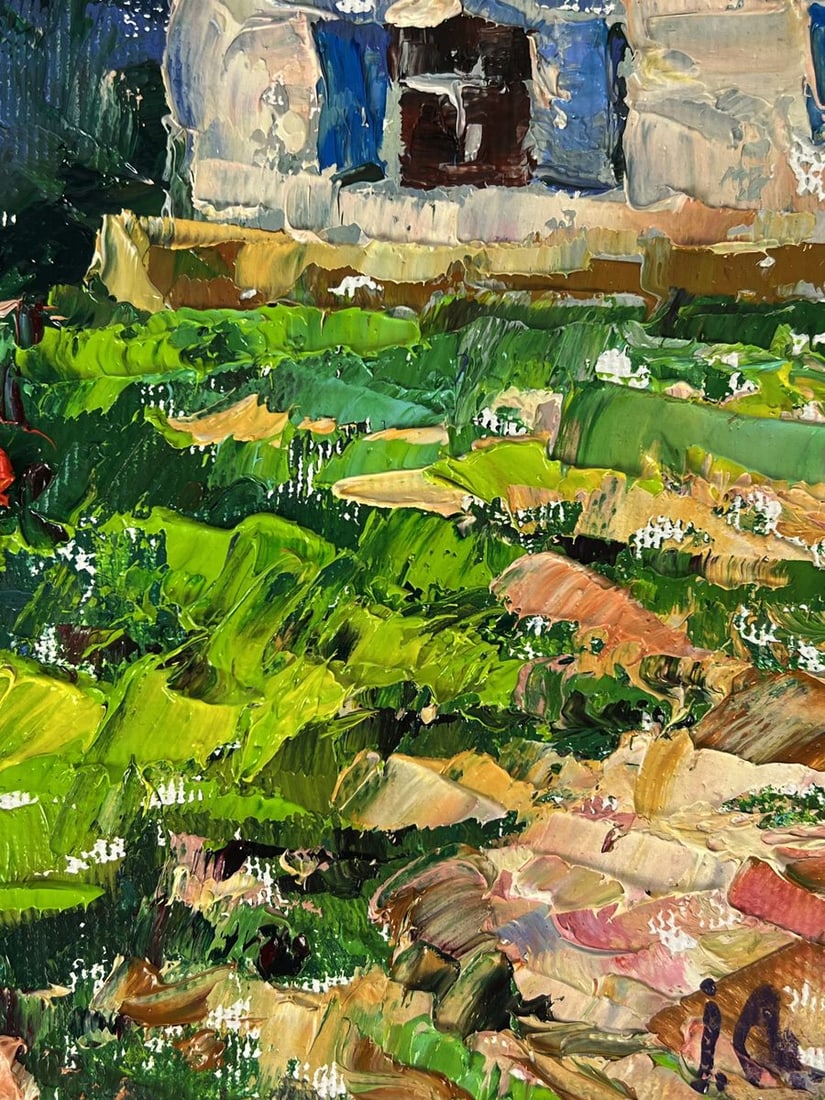 Oil painting Sunny Courtyard Oleksiy Ivanyuk - 10