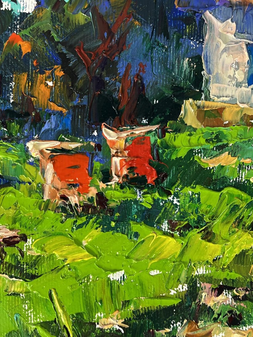 Oil painting Sunny Courtyard Oleksiy Ivanyuk - 6