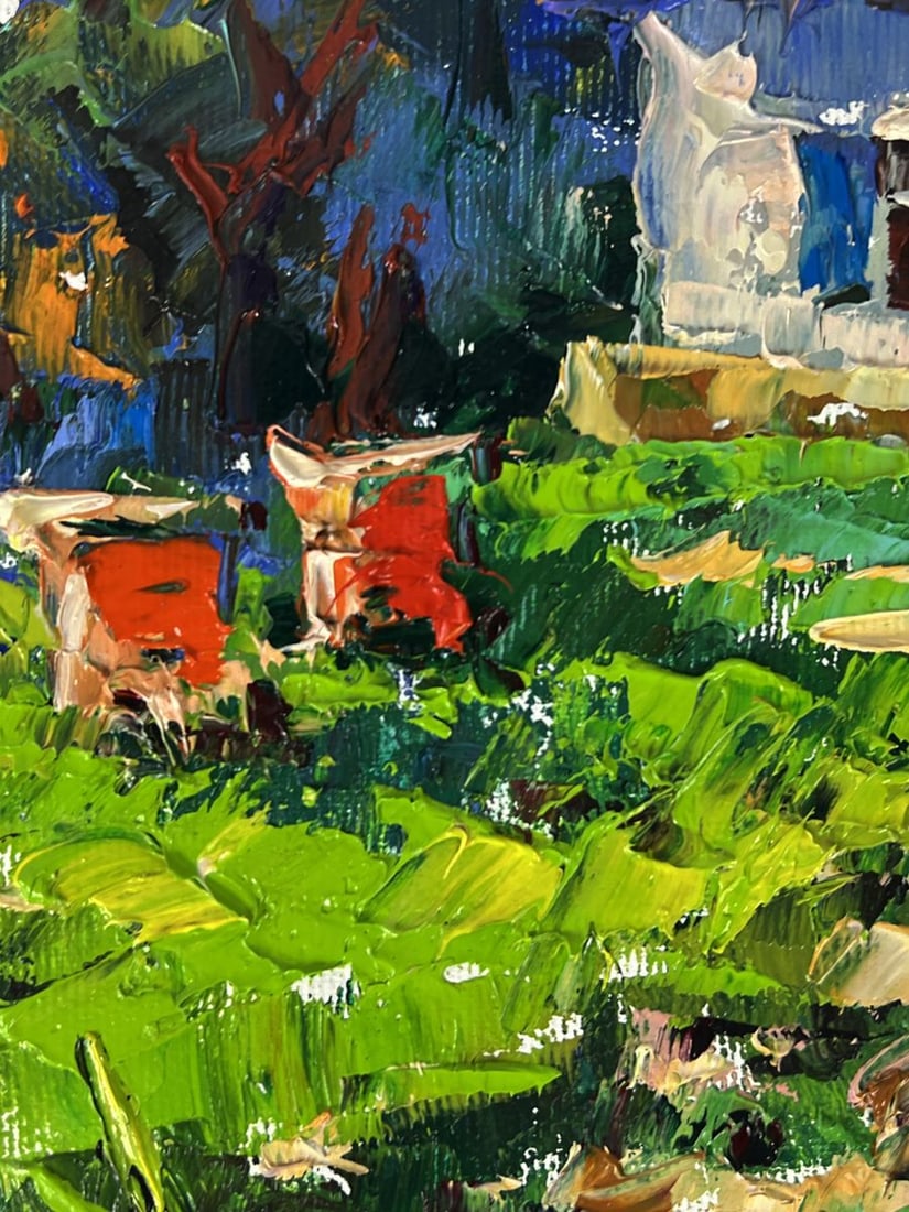 Oil painting Sunny Courtyard Oleksiy Ivanyuk - 7