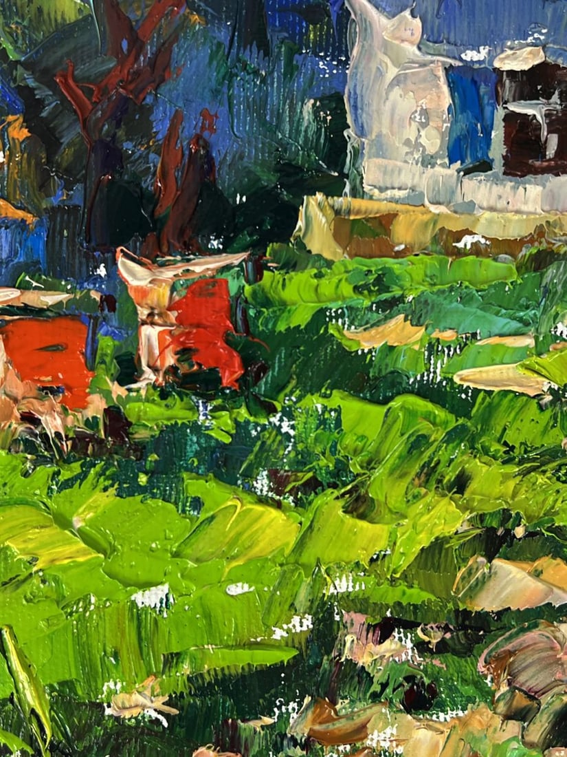 Oil painting Sunny Courtyard Oleksiy Ivanyuk - 8